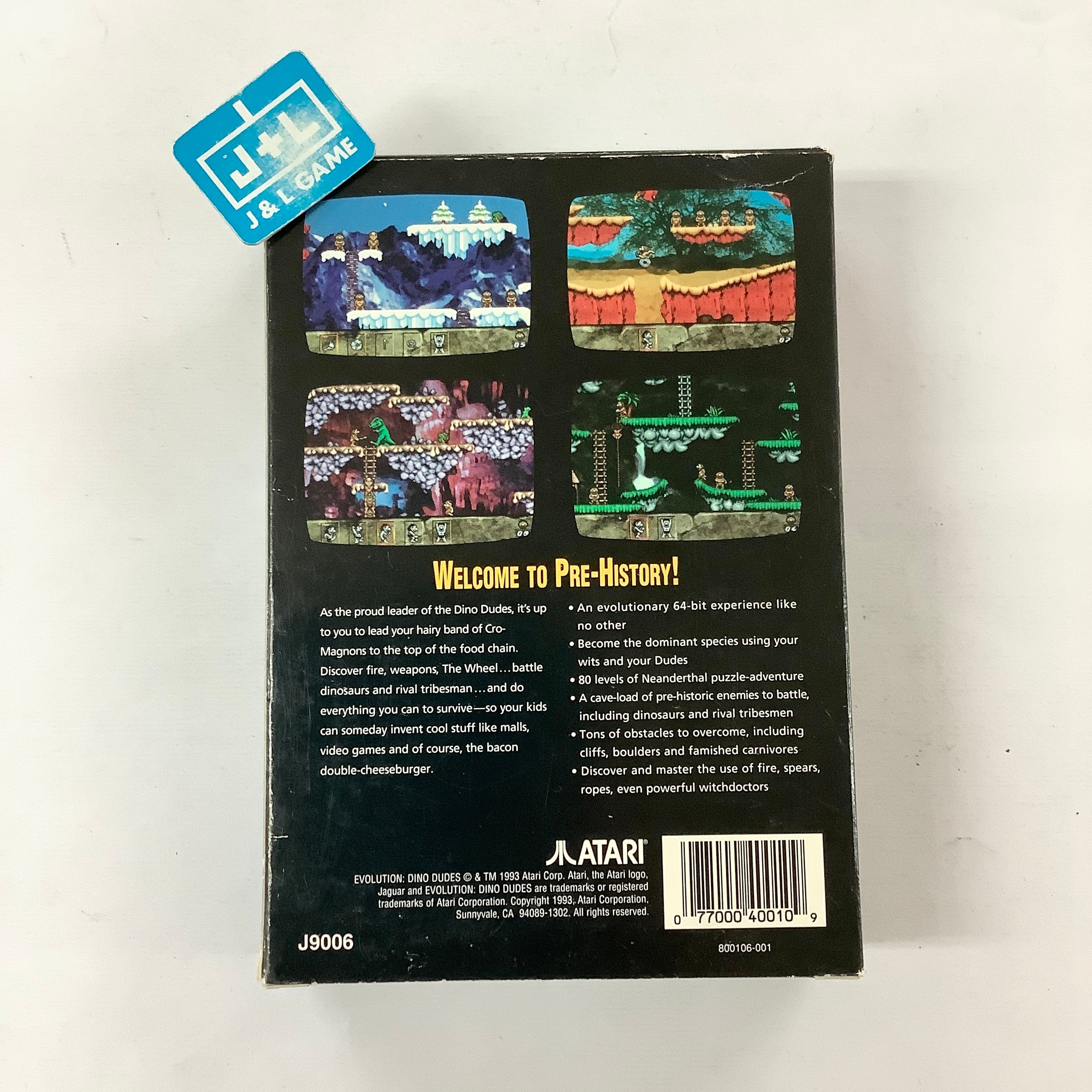 Evolution: Dino Dudes - (AJ) Atari Jaguar [Pre-Owned] | J&L Game