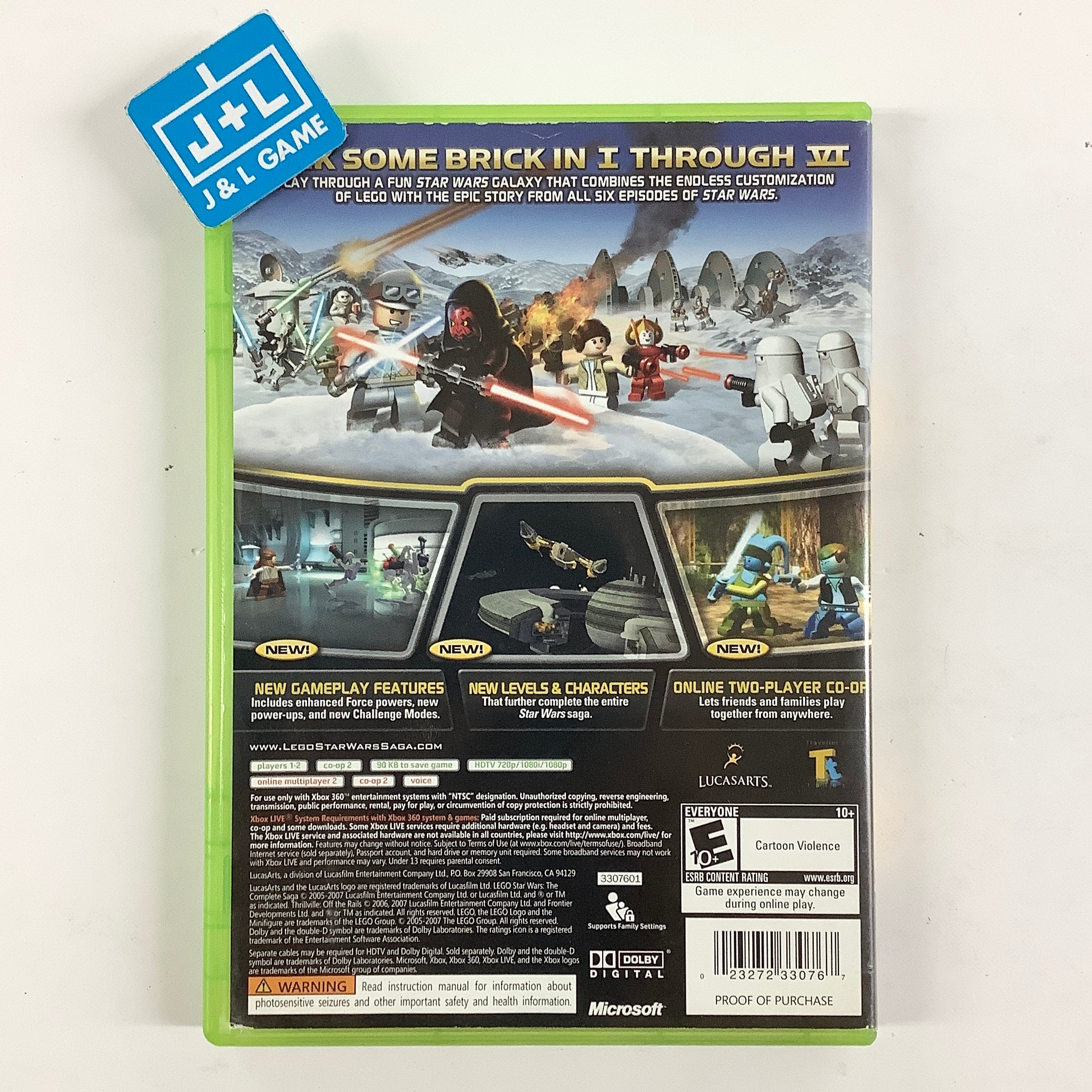 LEGO Star Wars: The Complete Saga - Xbox 360 [Pre-Owned] Video Games LucasArts