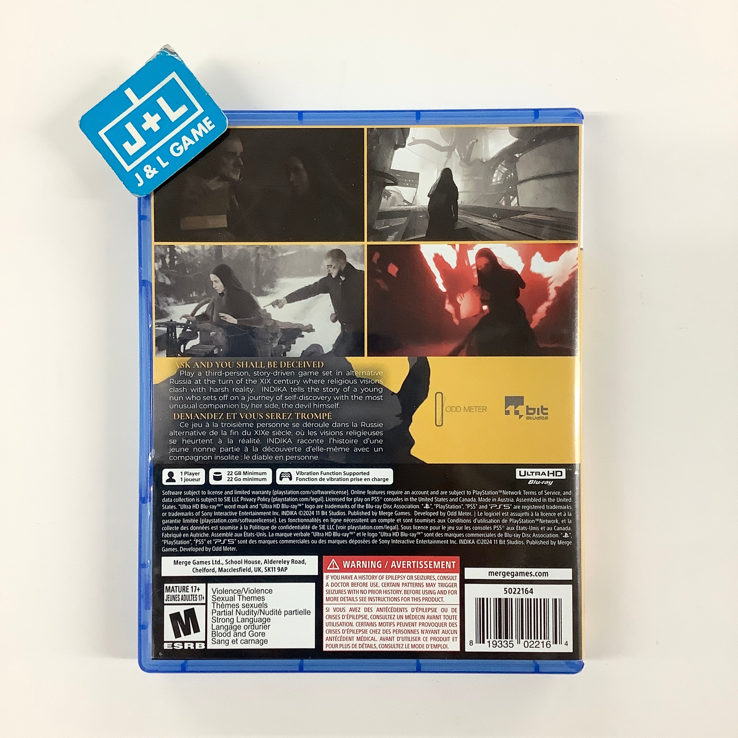 INDIKA - (PS5) PlayStation 5 [Pre-Owned] Video Games Merge Games