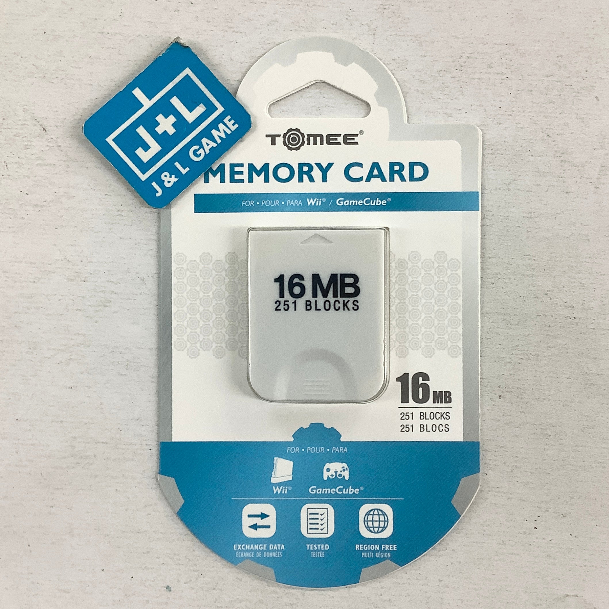 Tomee 16MB Memory Card for Wii/GameCube - (GC) Nintendo GameCube ACCESSORIES Tomee