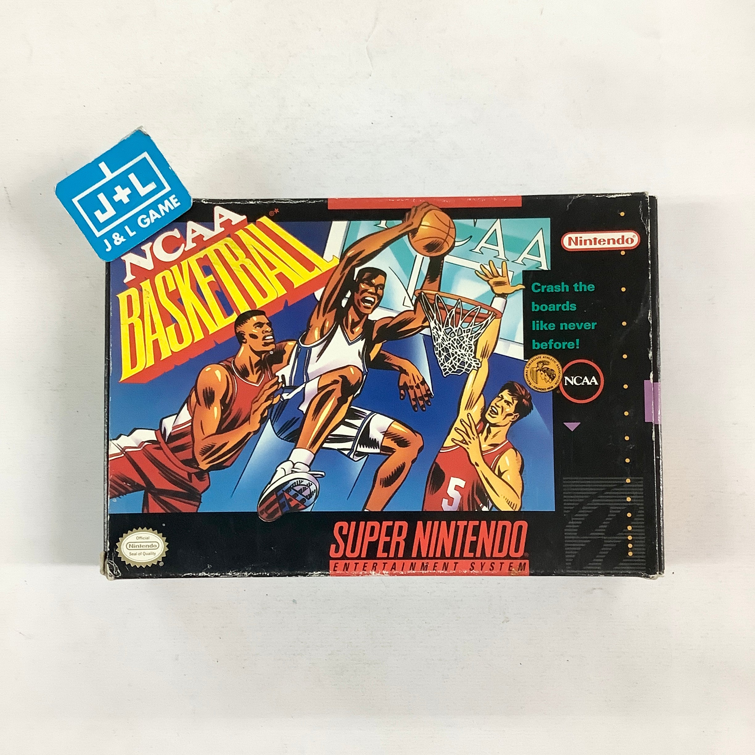 NCAA Basketball - (SNES) Super Nintendo [Pre-Owned] Video Games Acclaim