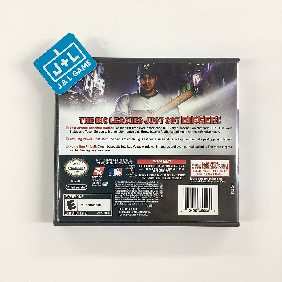The Bigs 2 - (NDS) Nintendo DS [Pre-Owned] Video Games 2K Sports