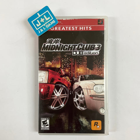 Midnight Club 3: DUB Edition (Greatest Hits) - SONY PSP [Pre-Owned] Video Games Rockstar Games   