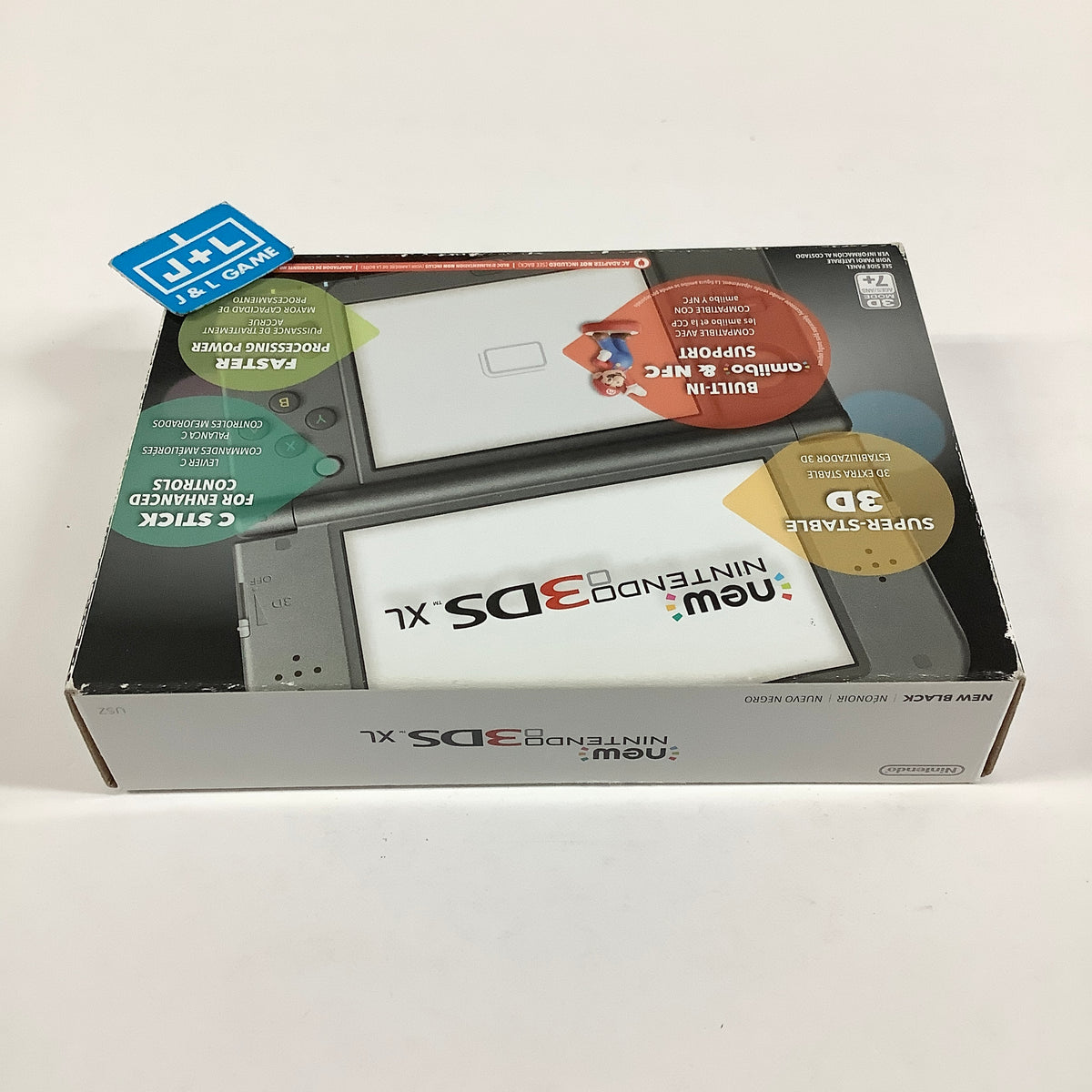 New Nintendo 3DS XL Console (Black) - Nintendo 3DS [Pre-Owned] Consoles Nintendo