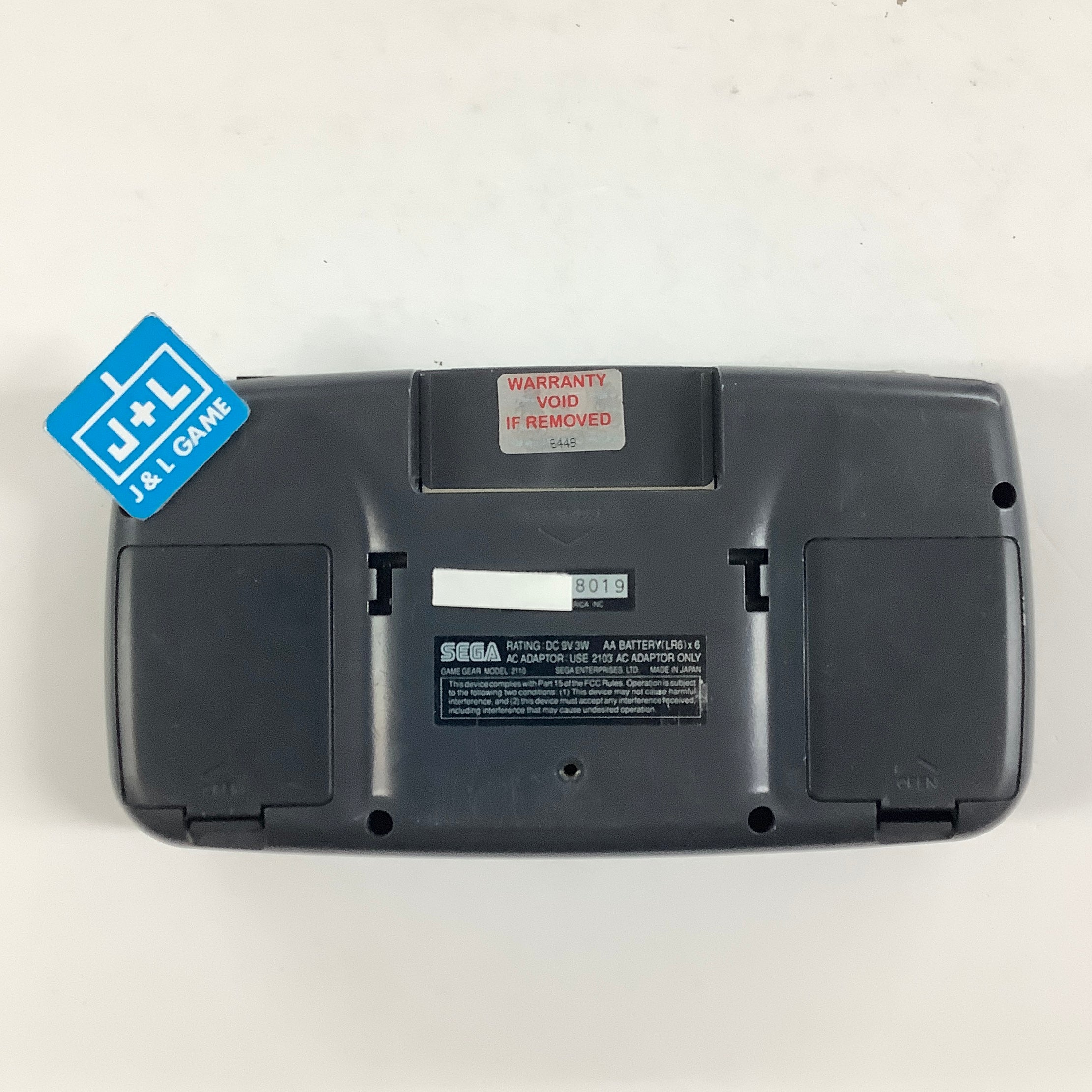 Sega Game Gear Portable Video Game System (Black) - (SGG) SEGA GameGear [Pre-Owned]