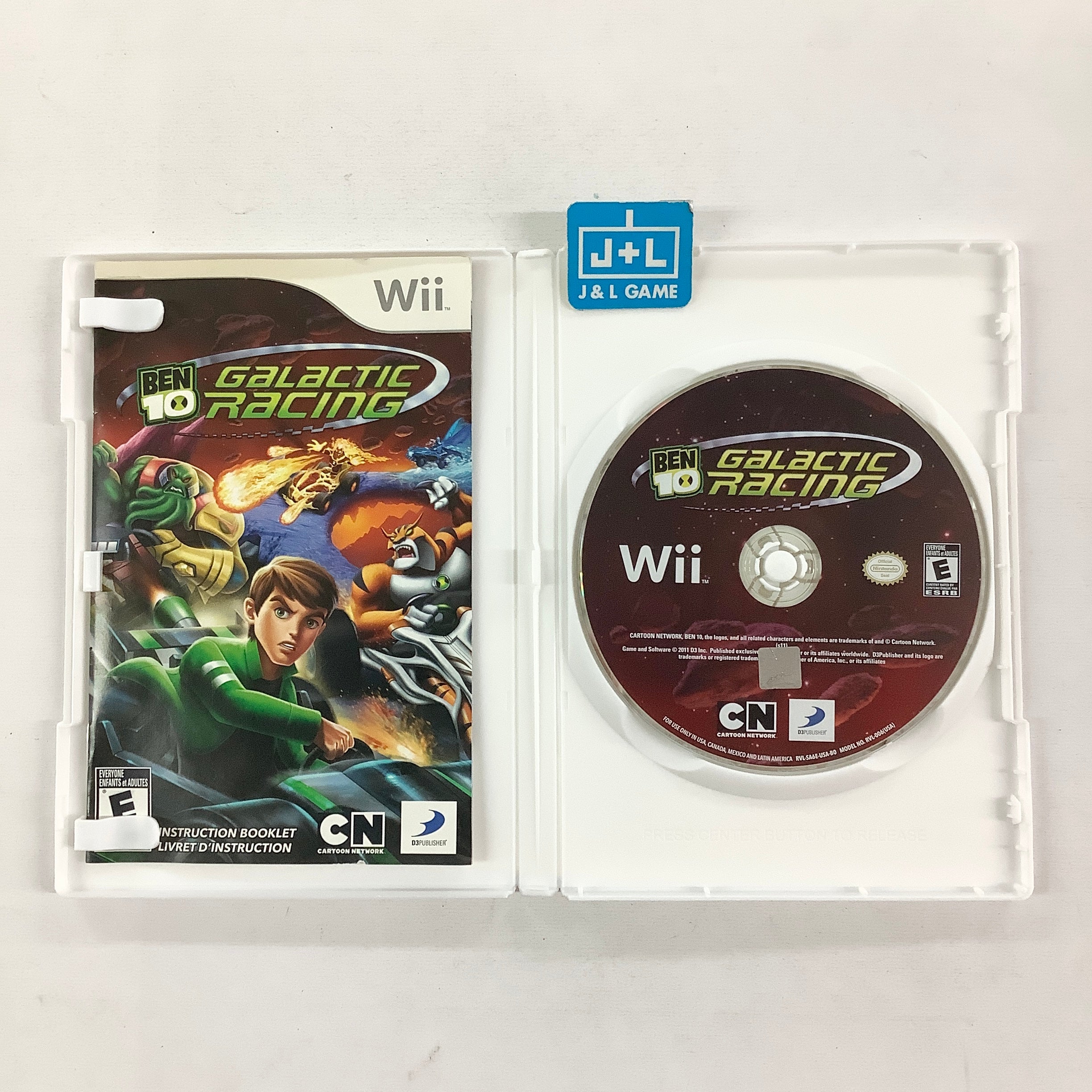Ben 10 Galactic Racing - Nintendo Wii [Pre-Owned] Video Games D3Publisher