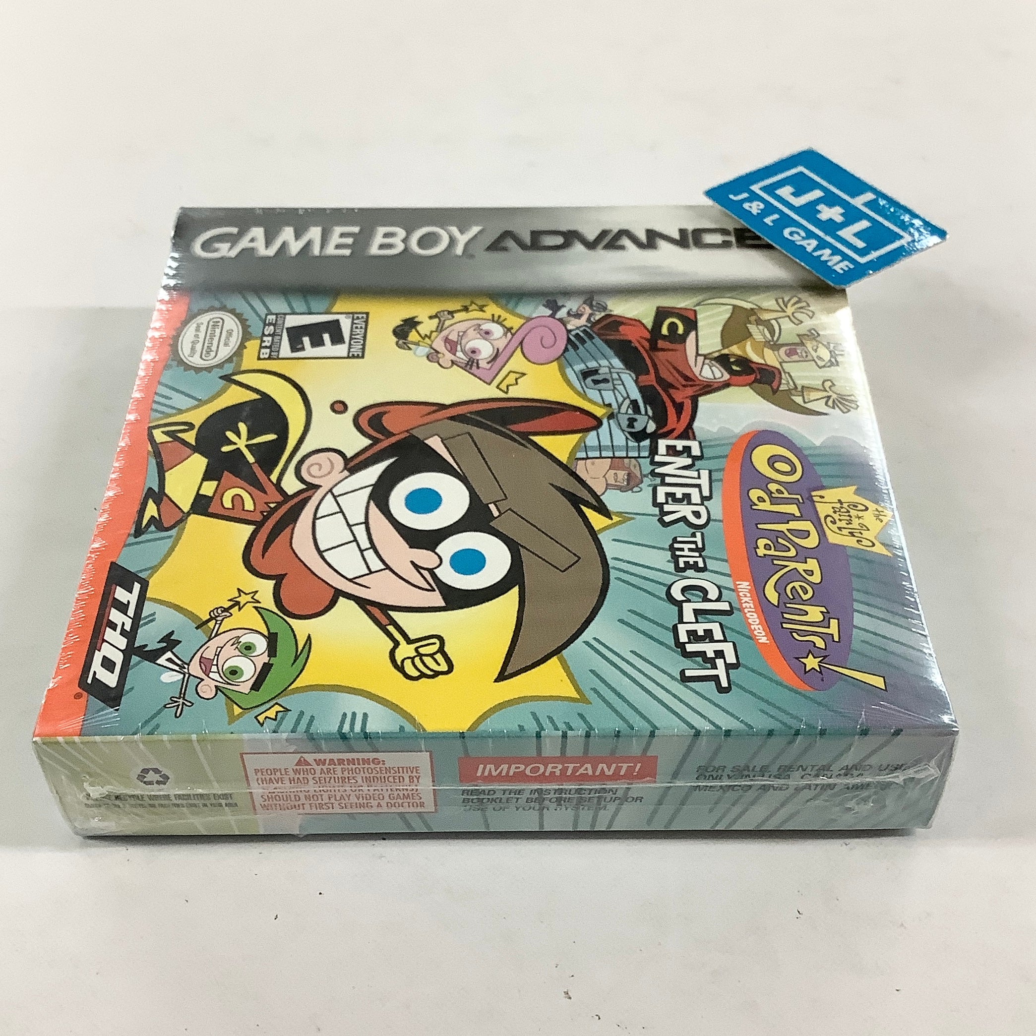 The Fairly OddParents! Enter the Cleft - (GBA) Game Boy Advance Video Games THQ