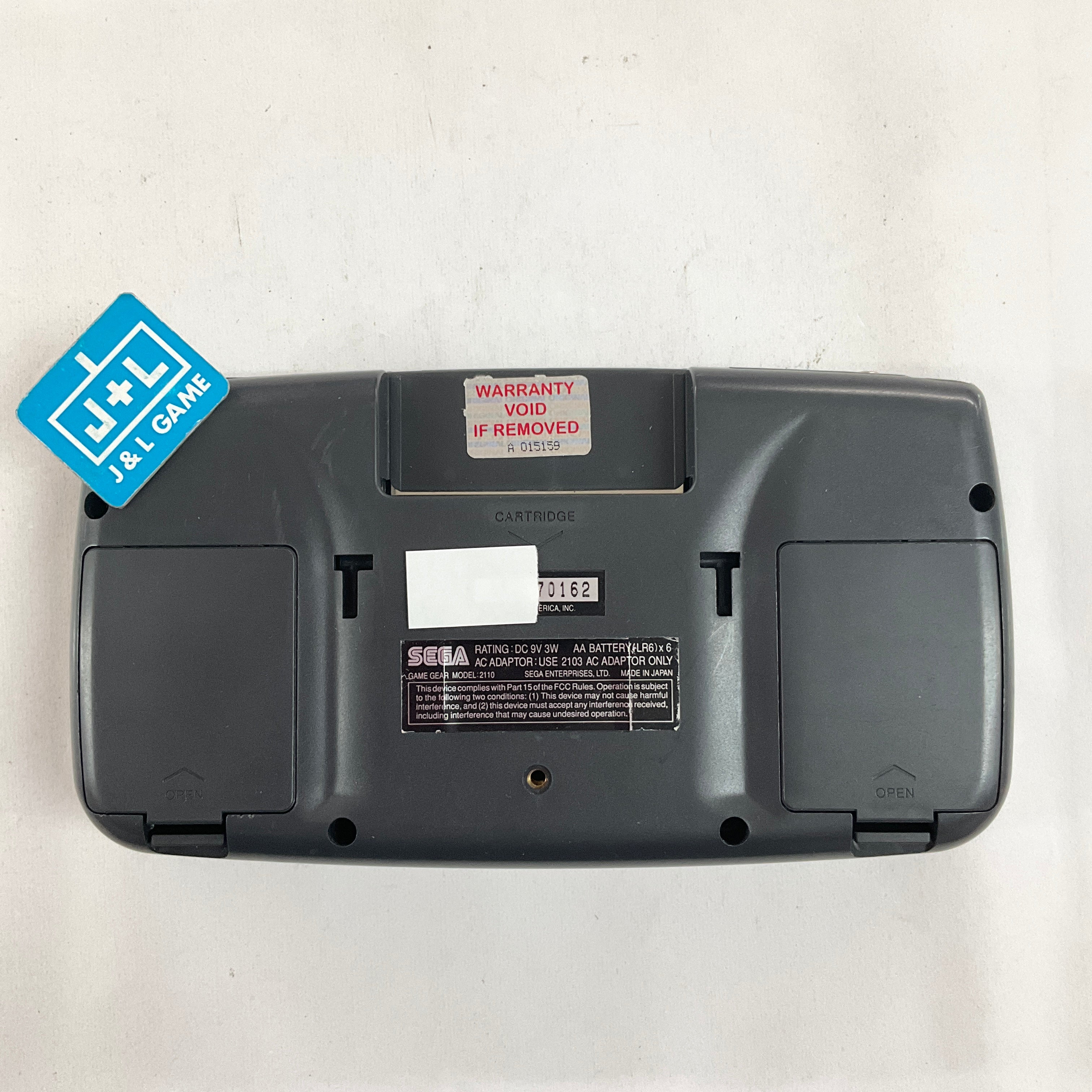 Sega Game Gear Portable Video Game System (Black) - (SGG) SEGA GameGear [Pre-Owned] Consoles SEGA