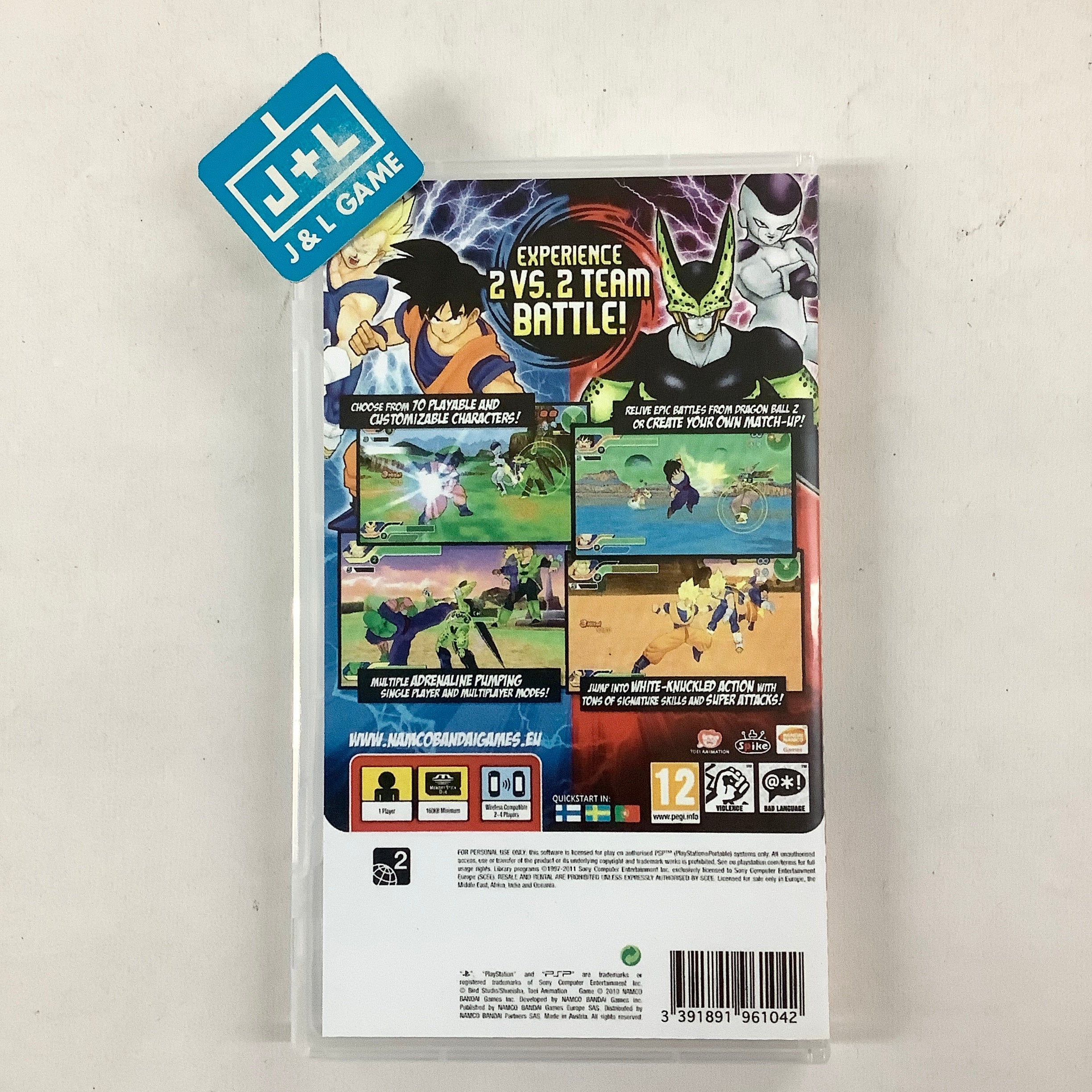 Dragon Ball Z: Tenkaichi Tag Team (PSP Essentials) - Sony PSP [Pre