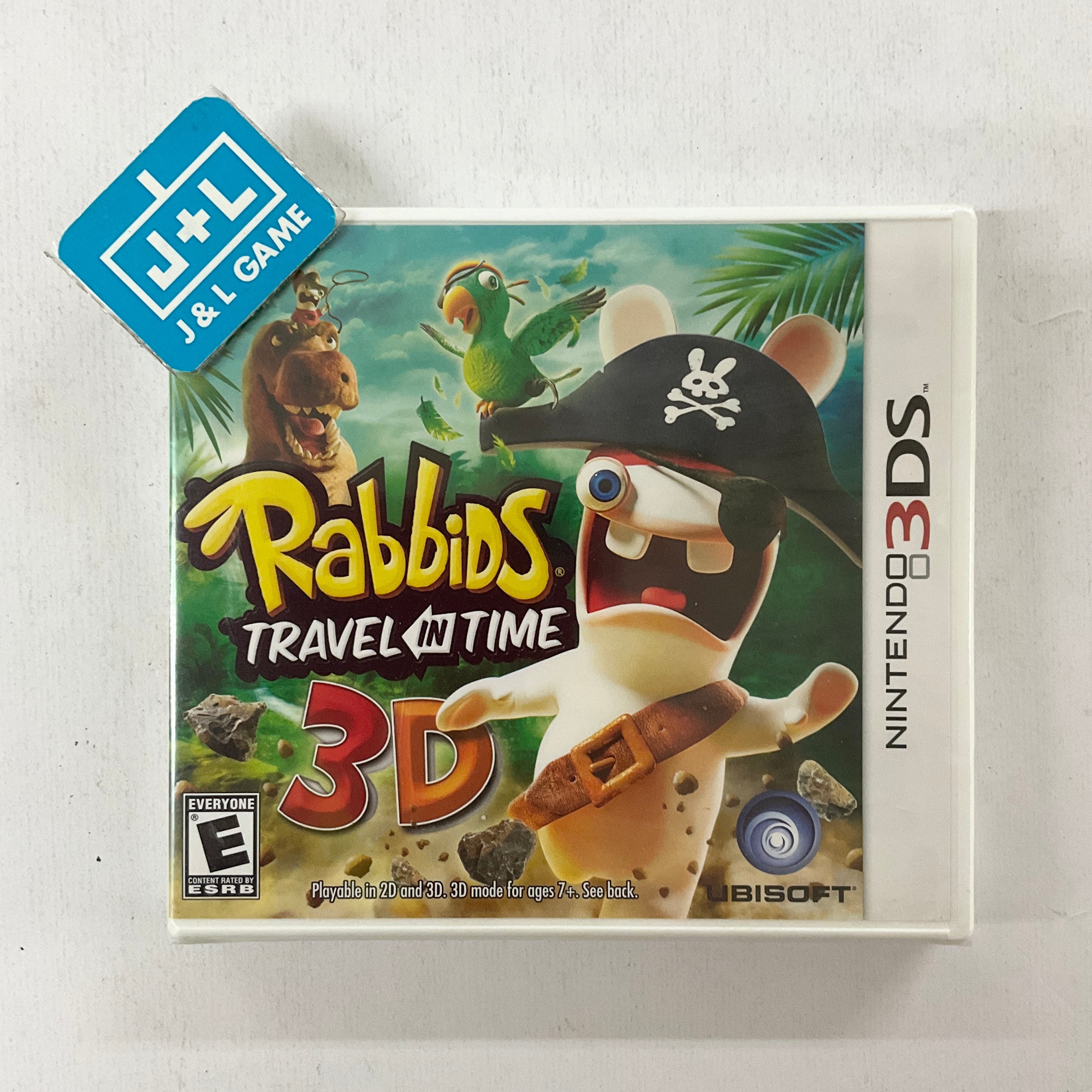 Rabbids Travel in Time 3D - Nintendo 3DS Video Games Ubisoft   