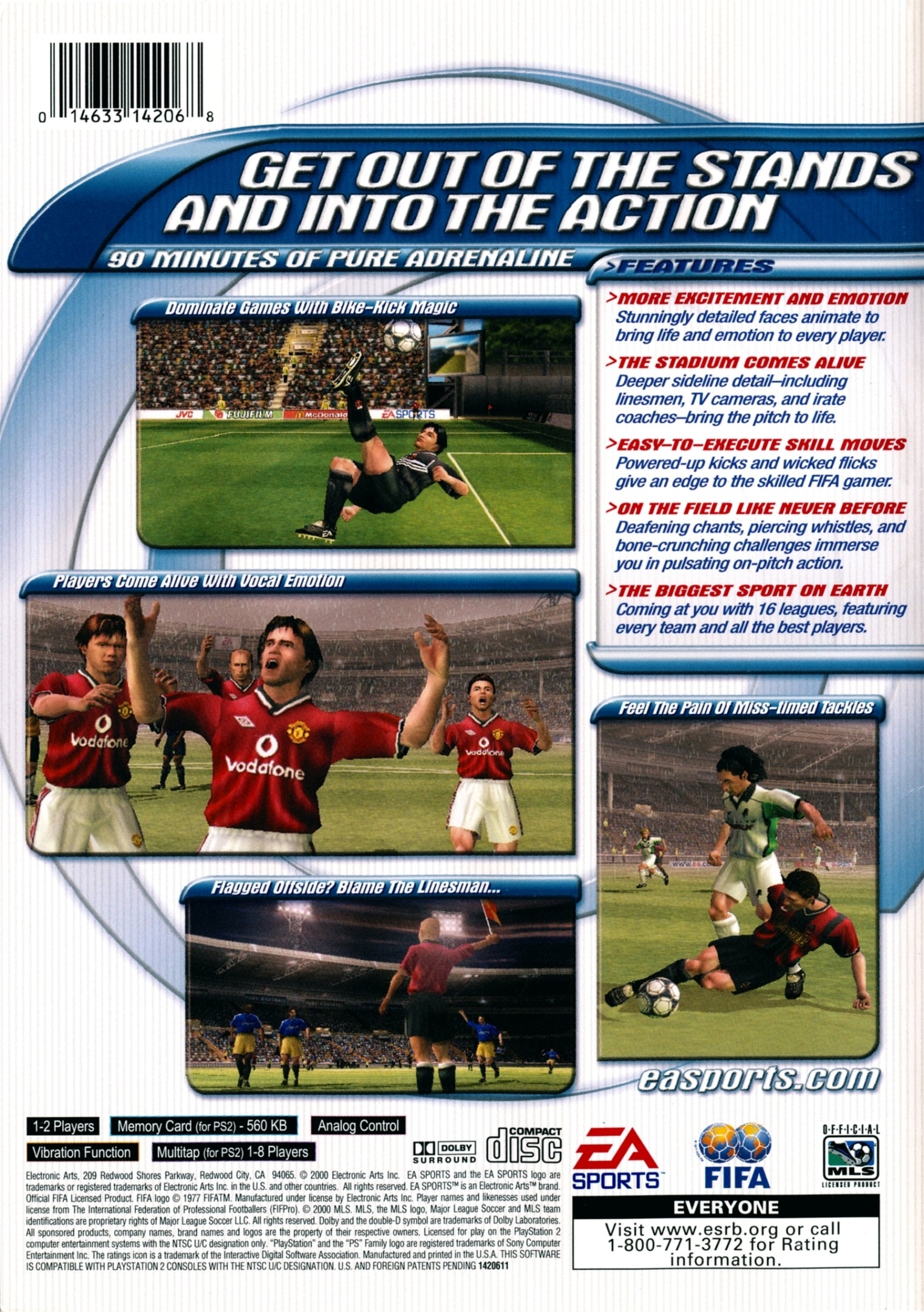 FIFA 2001 Major League Soccer - (PS2) Playstation 2 [Pre-Owned] Video Games Electronic Arts   