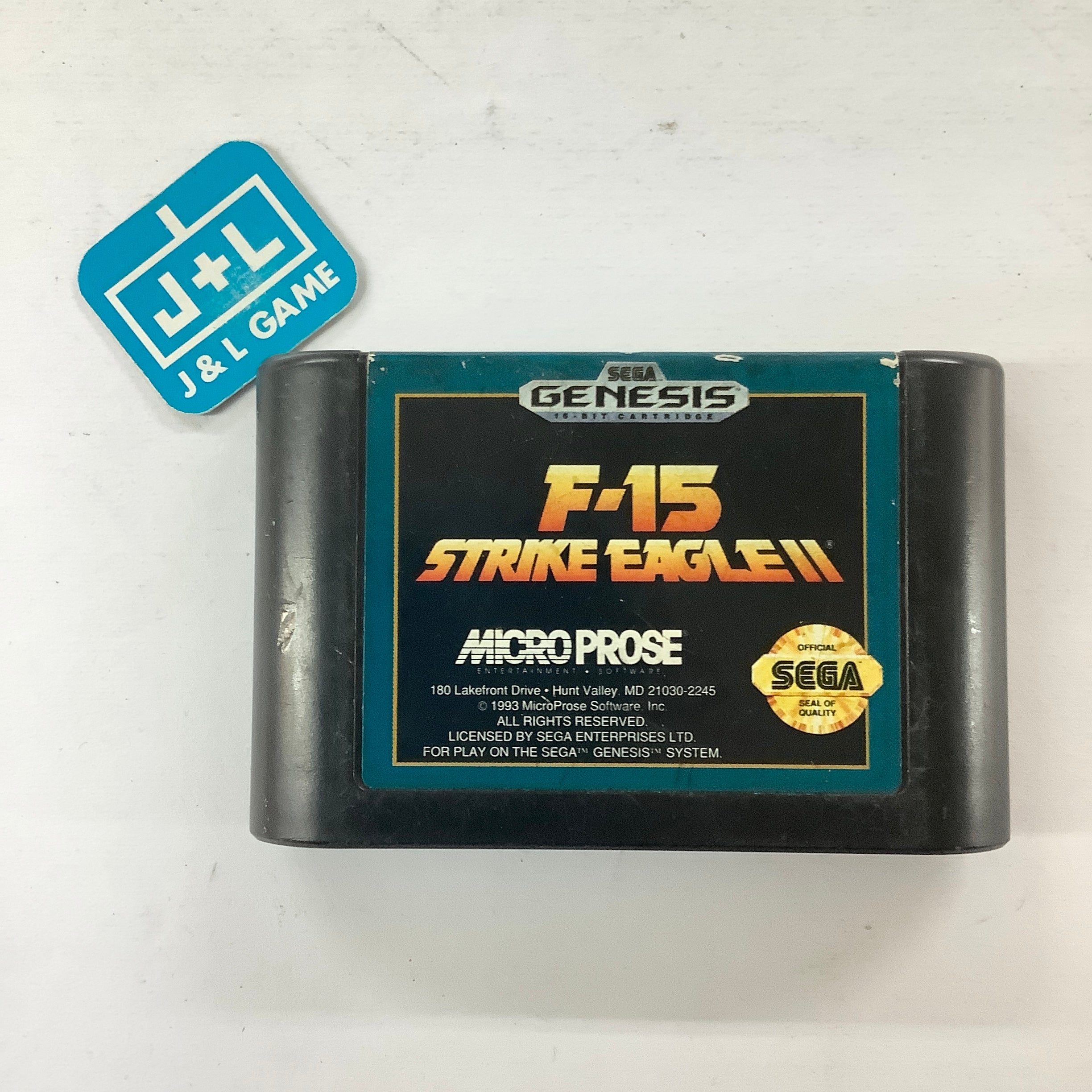 F-15 Strike Eagle II - (SG) SEGA Genesis [Pre-Owned] Video Games MicroProse   