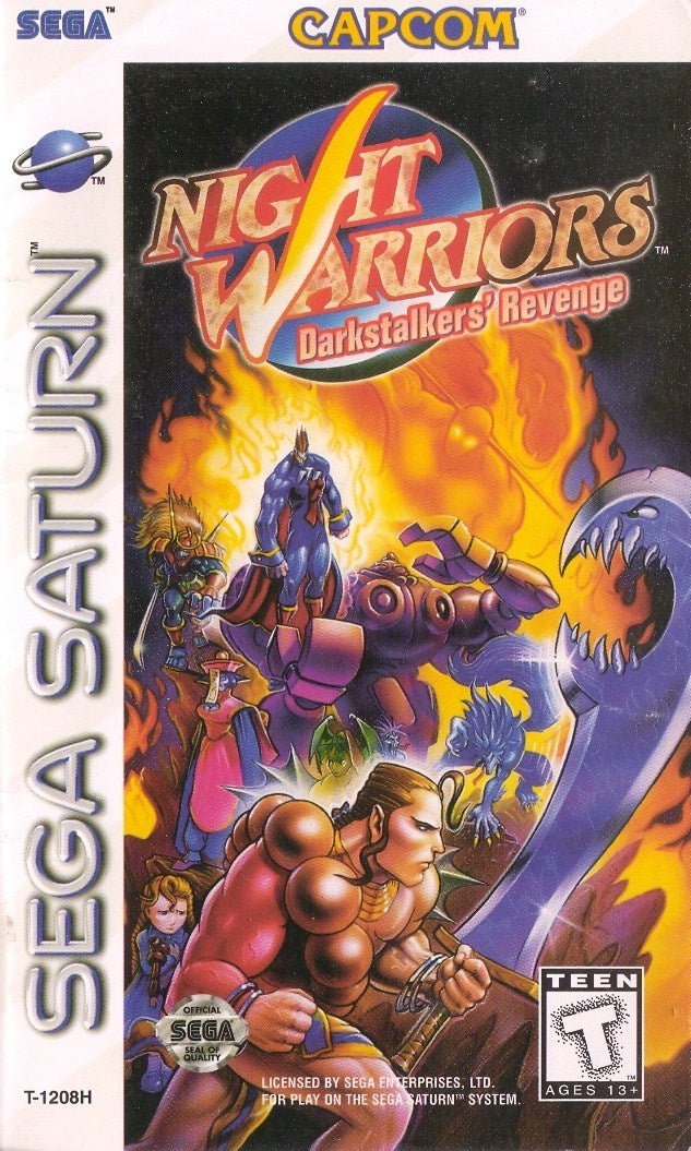 Night Warriors: Darkstalkers' Revenge - (SS) SEGA Saturn [Pre-Owned] Video Games Capcom   