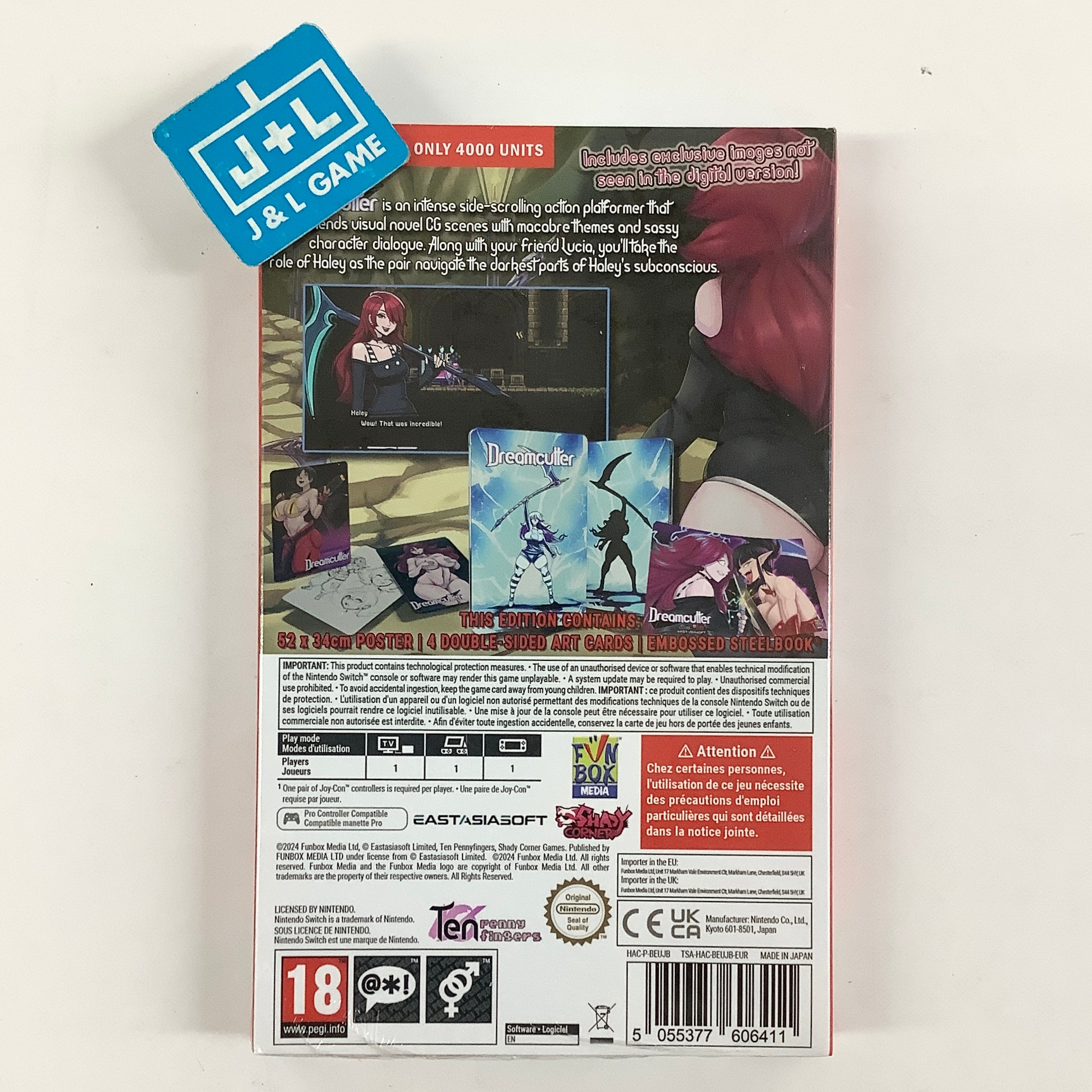 Dreamcutter (SteelBook Limited Edition) - (NSW) Nintendo Switch Video Games by Funbox Media