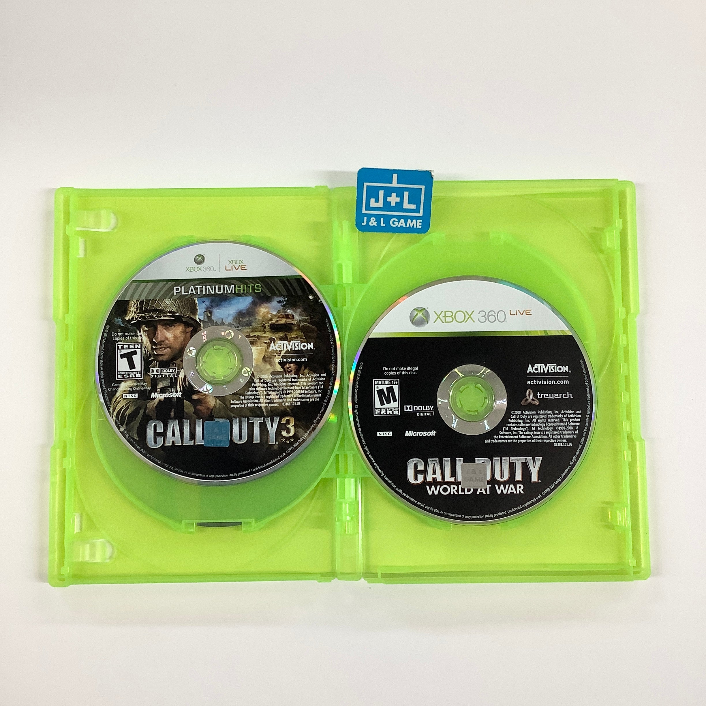 Call of Duty: The War Collection - Xbox 360 [Pre-Owned] Video Games Activision