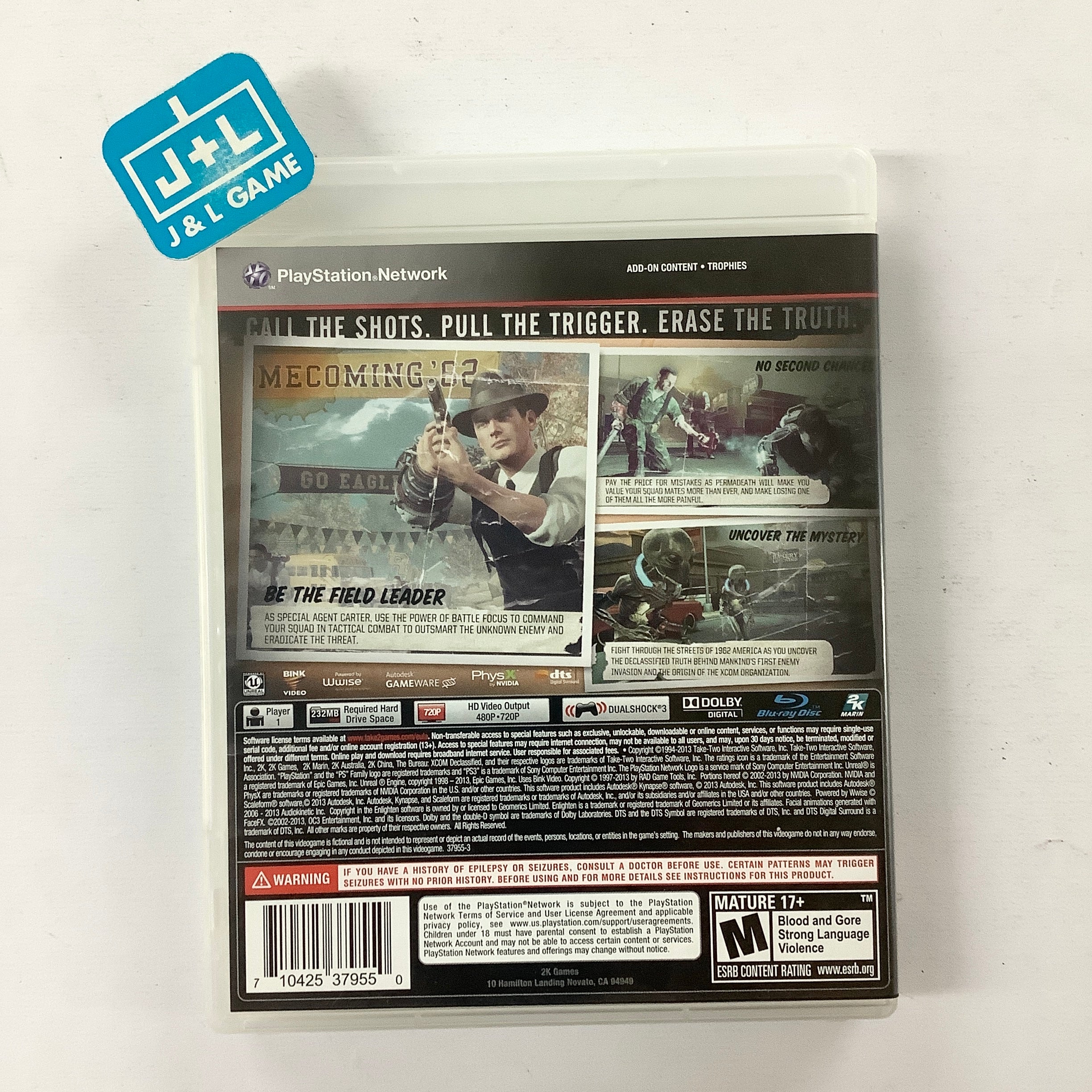 The Bureau: XCOM Declassified - (PS3) PlayStation 3 [Pre-Owned] Video Games 2K Games   