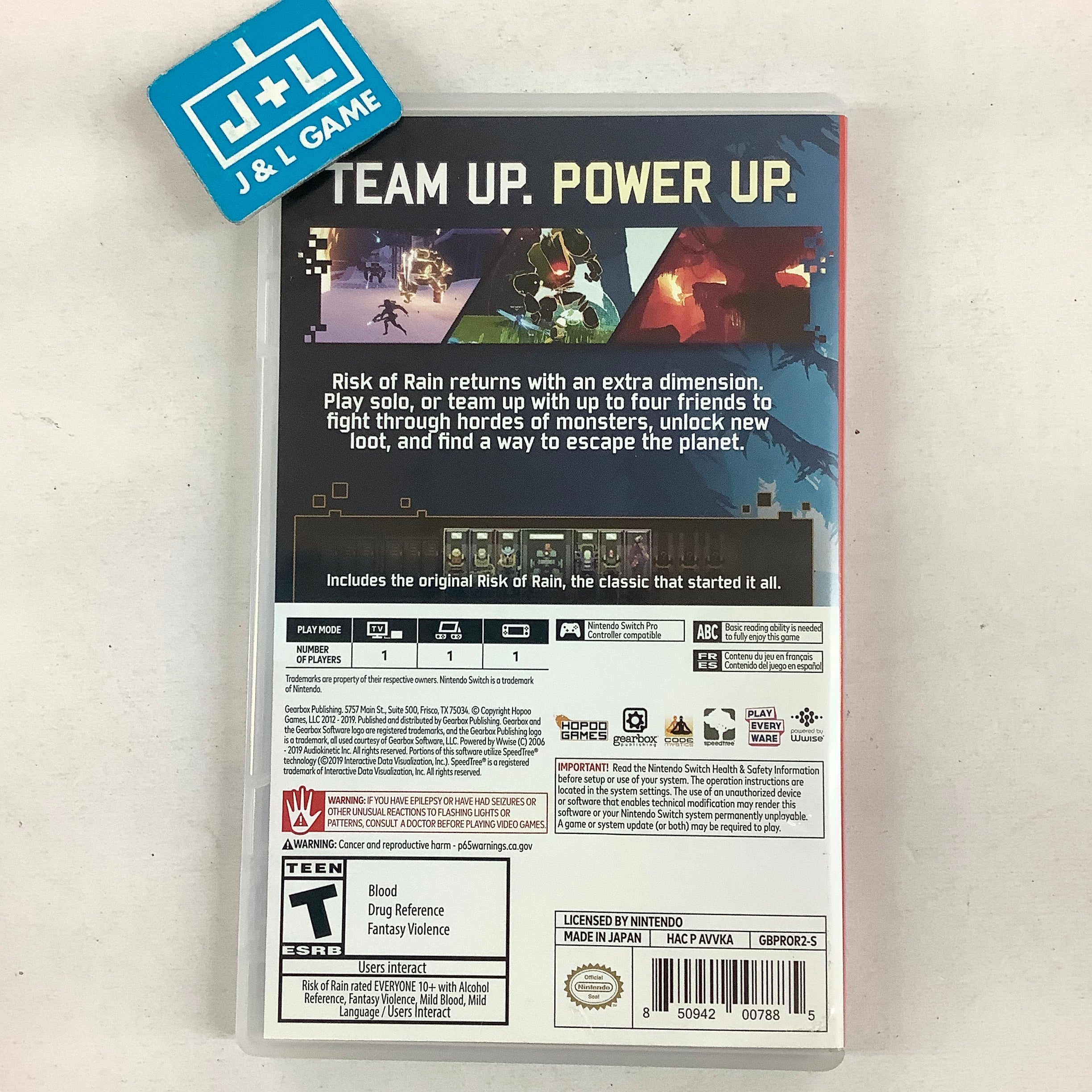 Risk of Rain 2 - (NSW) Nintendo Switch [Pre-Owned] Video Games Gearbox Publishing