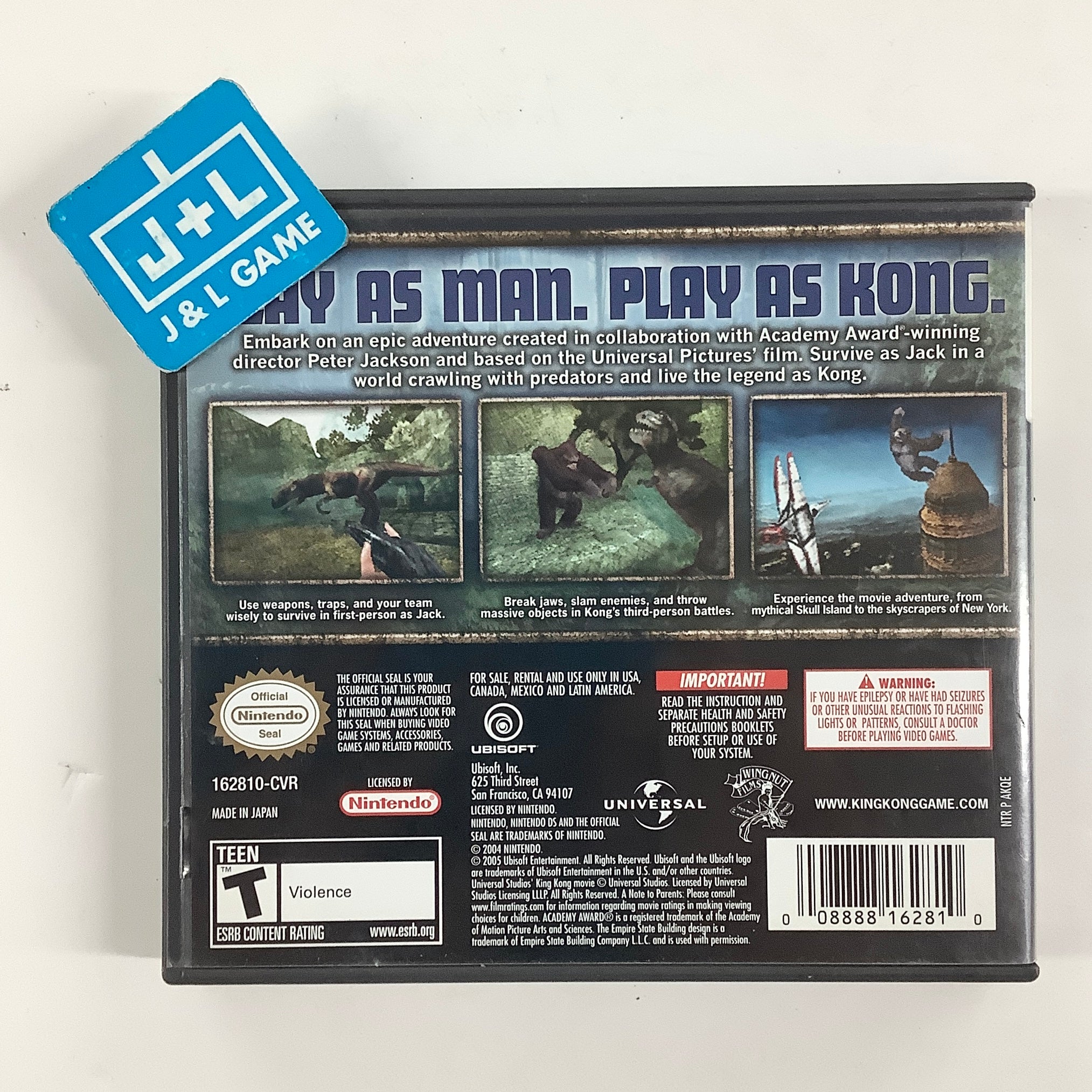 Peter Jackson's King Kong: The Official Game of the Movie - (NDS) Nintendo DS [Pre-Owned]