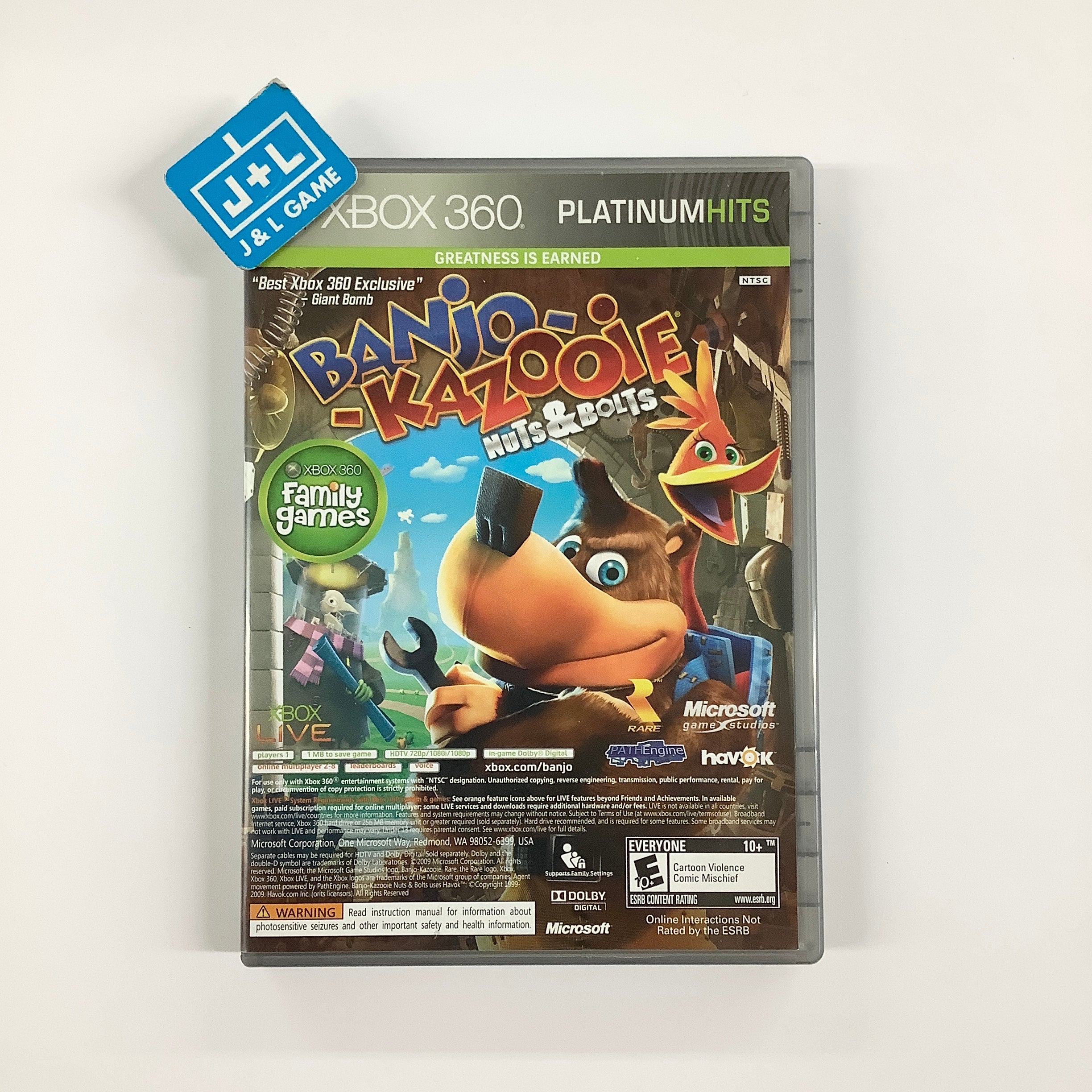 Banjo-Kazooie: Nuts & Bolts / Viva Pinata Combo Pack (Platinum Hits) - Xbox 360 [Pre-Owned] Video Games Microsoft Game Studios