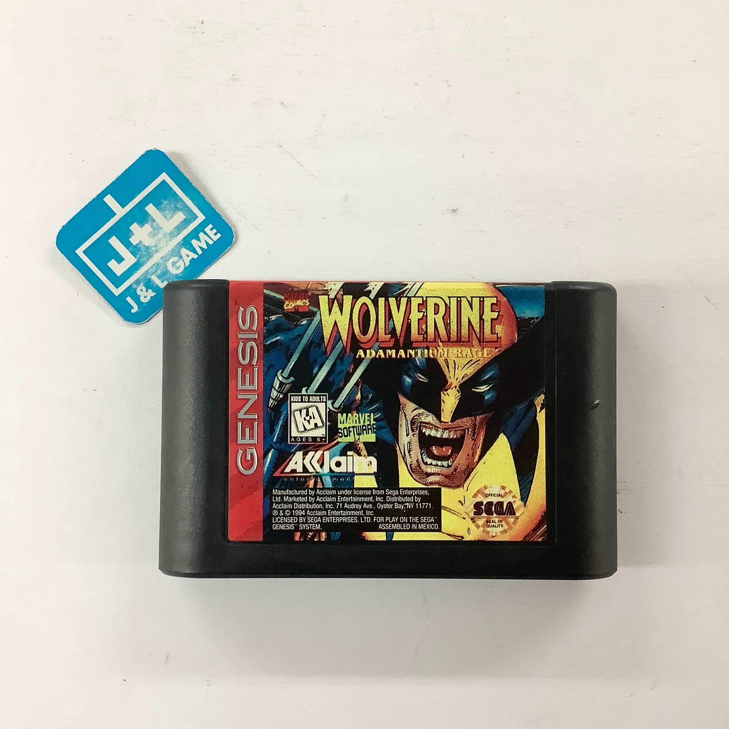 Wolverine: Adamantium Rage - (SG) SEGA Genesis [Pre-Owned] Video Games Acclaim   