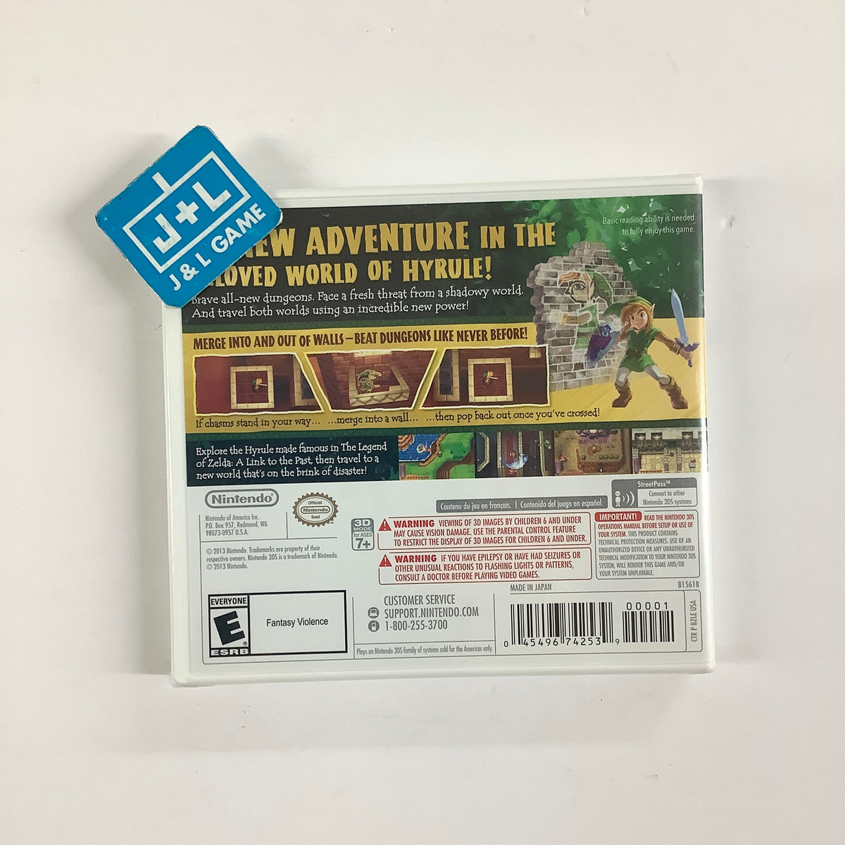 The Legend of Zelda: A Link Between Worlds - Nintendo 3DS Video Games Nintendo