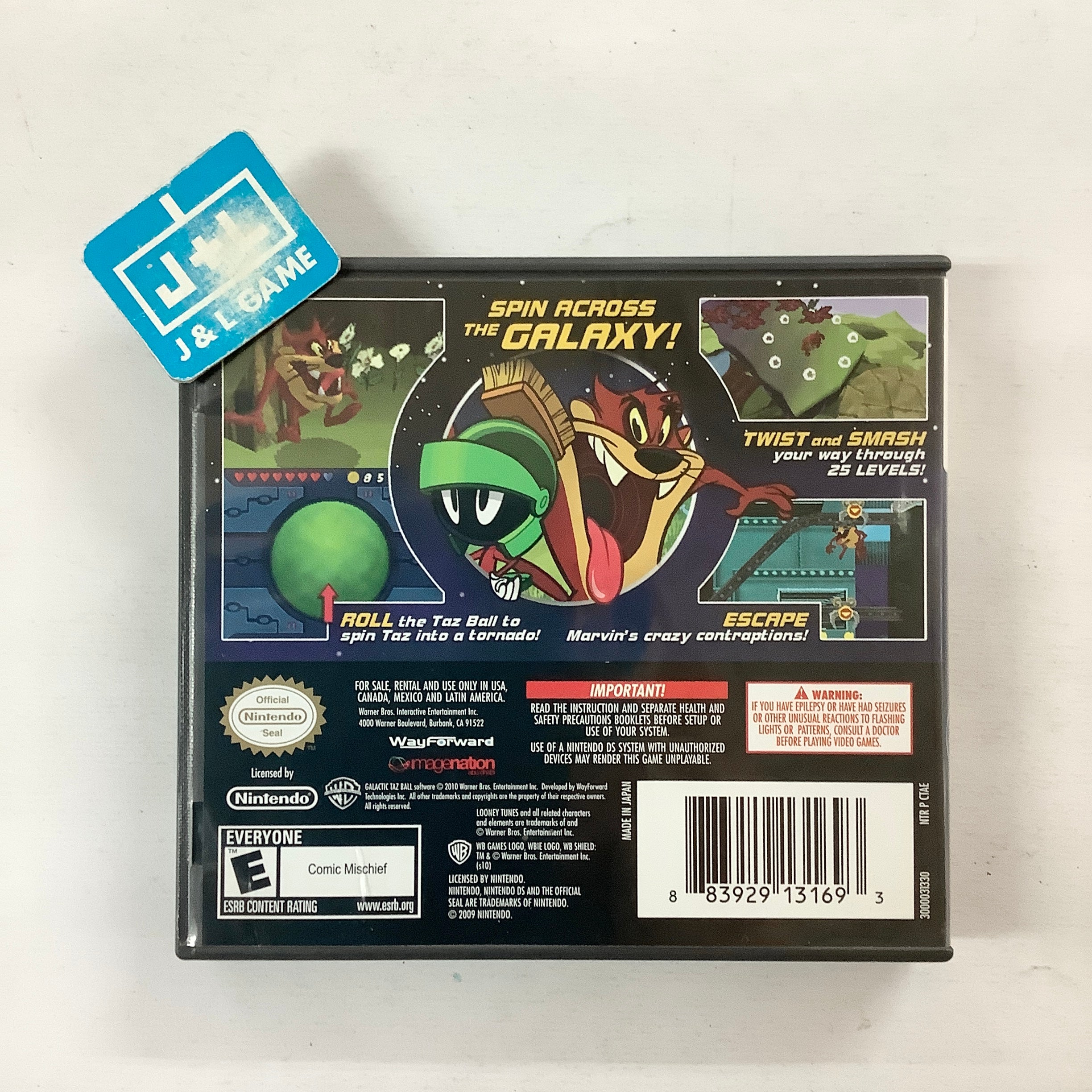 Galactic Taz Ball - (NDS) Nintendo DS [Pre-Owned] | J&L Game