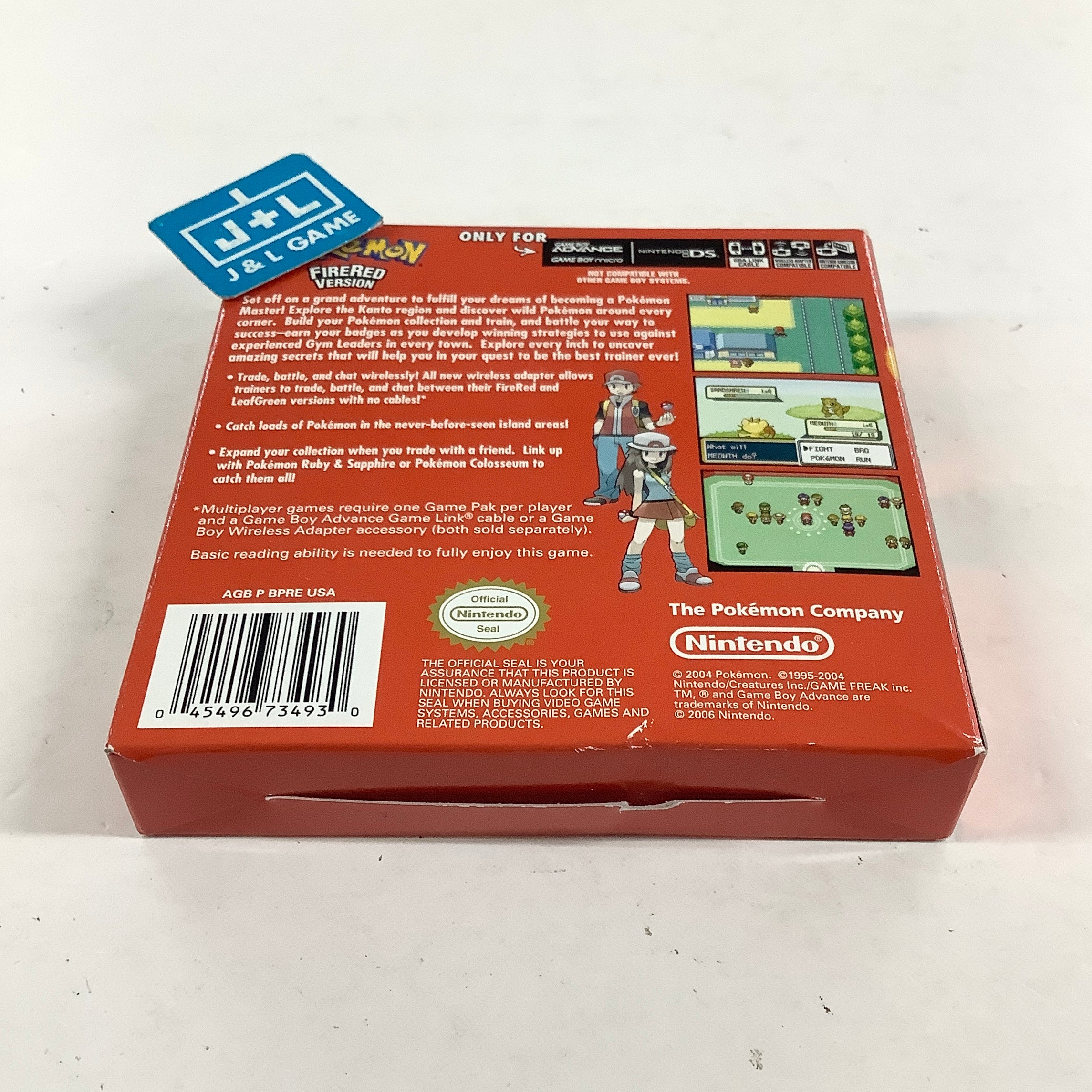 Pokemon FireRed Version (Player's Choice) - (GBA) Game Boy Advance [Pre-Owned] Video Games Nintendo