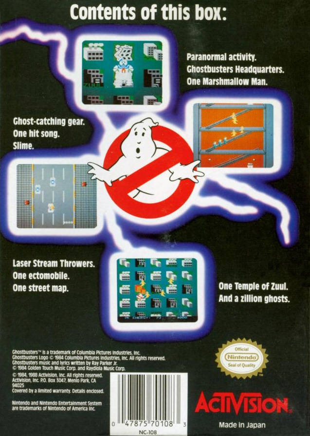 Ghostbusters - (NES) Nintendo Entertainment System [Pre-Owned] Video Games Activision   