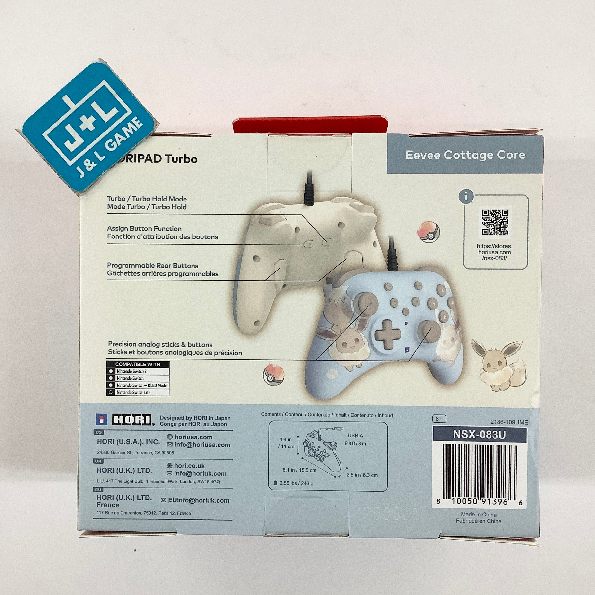 HORI Nintendo Switch 2 HORIPAD Turbo (Eevee Cottage Core) - (NS2