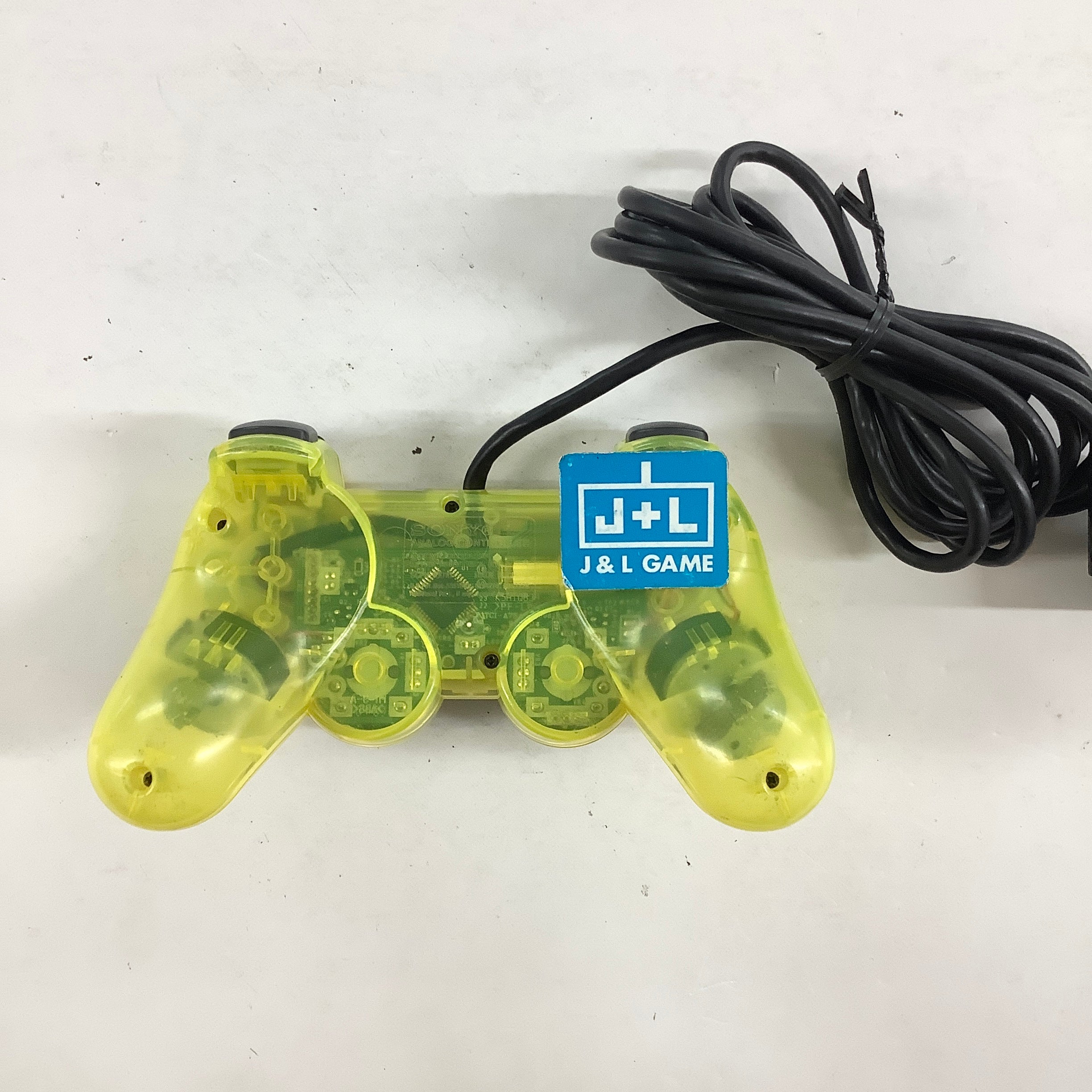 Sony DualShock 2 Controller (Clear Yellow) - (PS2) PlayStation 2 [Pre-Owned] Accessories Sony