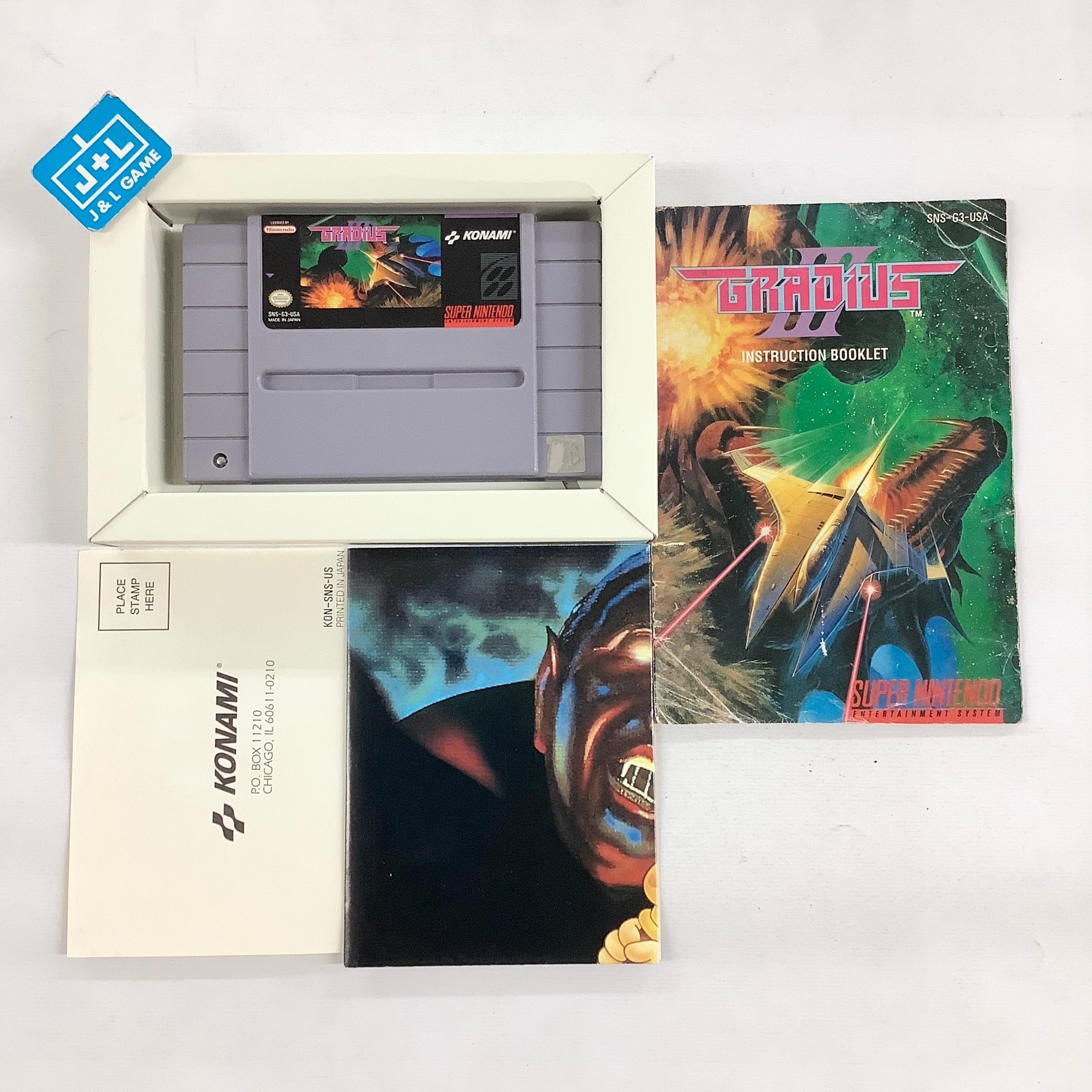 Gradius III - (SNES) Super Nintendo [Pre-Owned] Video Games Konami