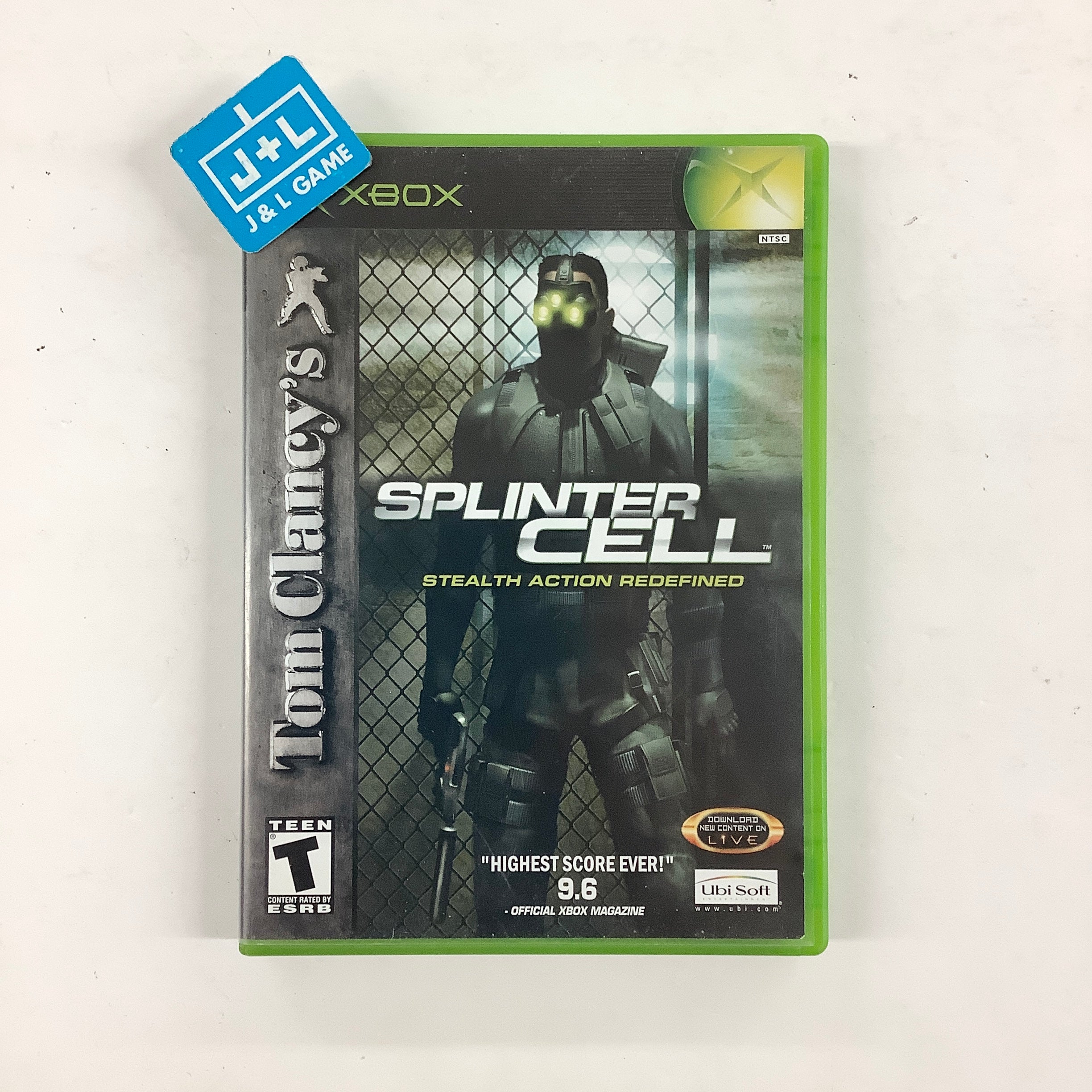 Tom Clancy's Splinter Cell: Stealth Action Redefined - (XB) Xbox [Pre-Owned] Video Games Ubisoft