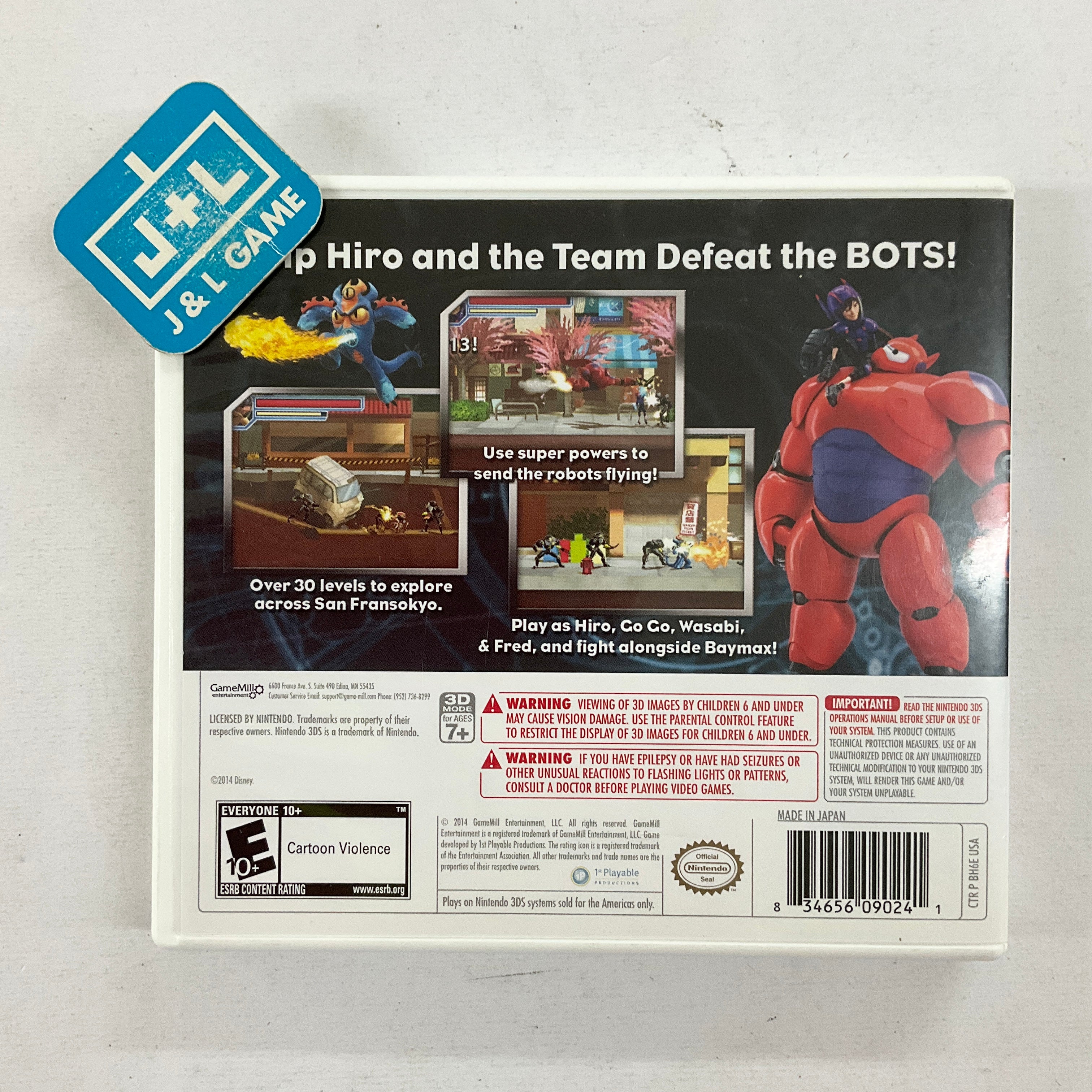 Disney Big Hero 6: Battle in the Bay - Nintendo 3DS [Pre-Owned] Video Games GameMill Entertainment   
