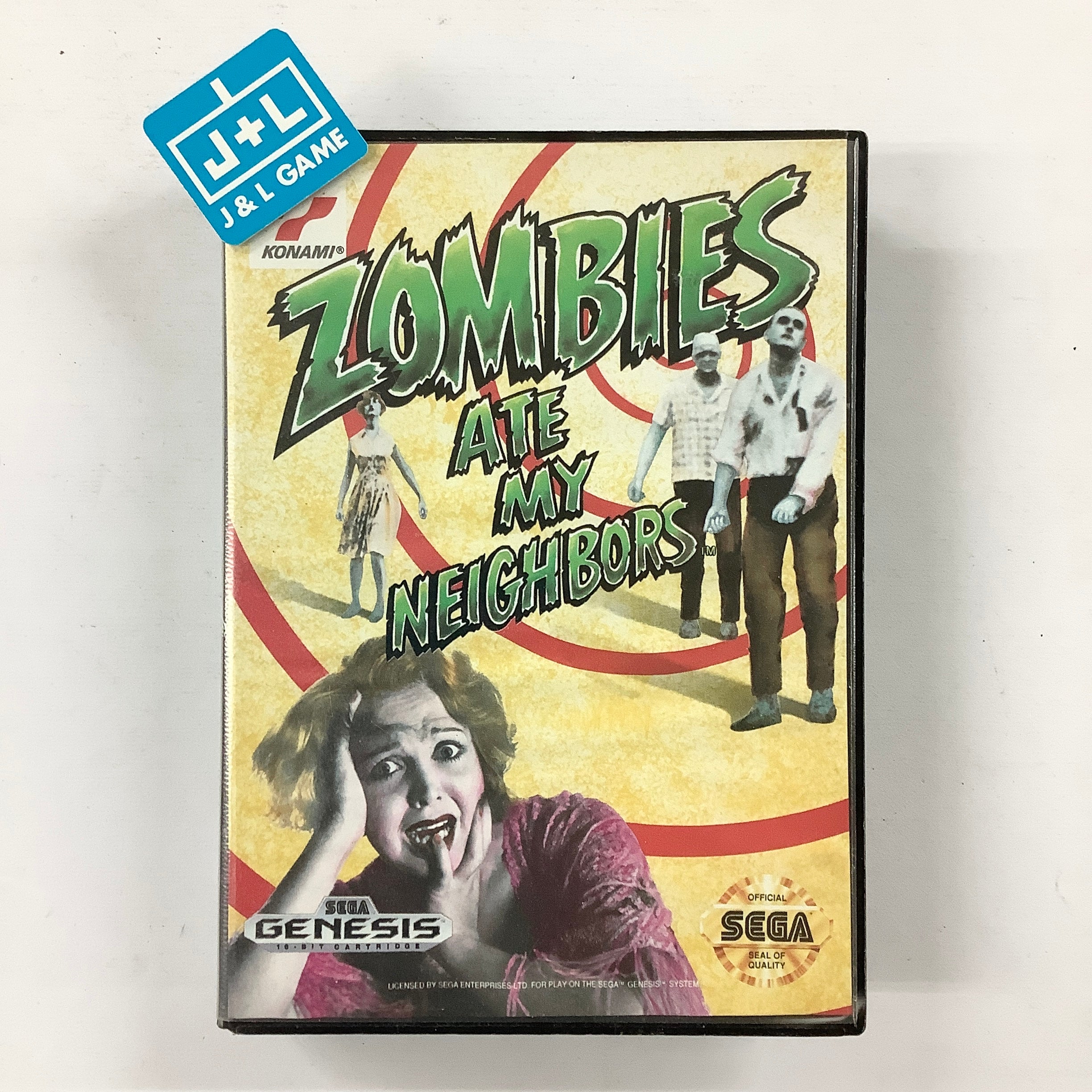 Zombies Ate My Neighbors - (SG) SEGA Genesis [Pre-Owned] Video Games Konami   