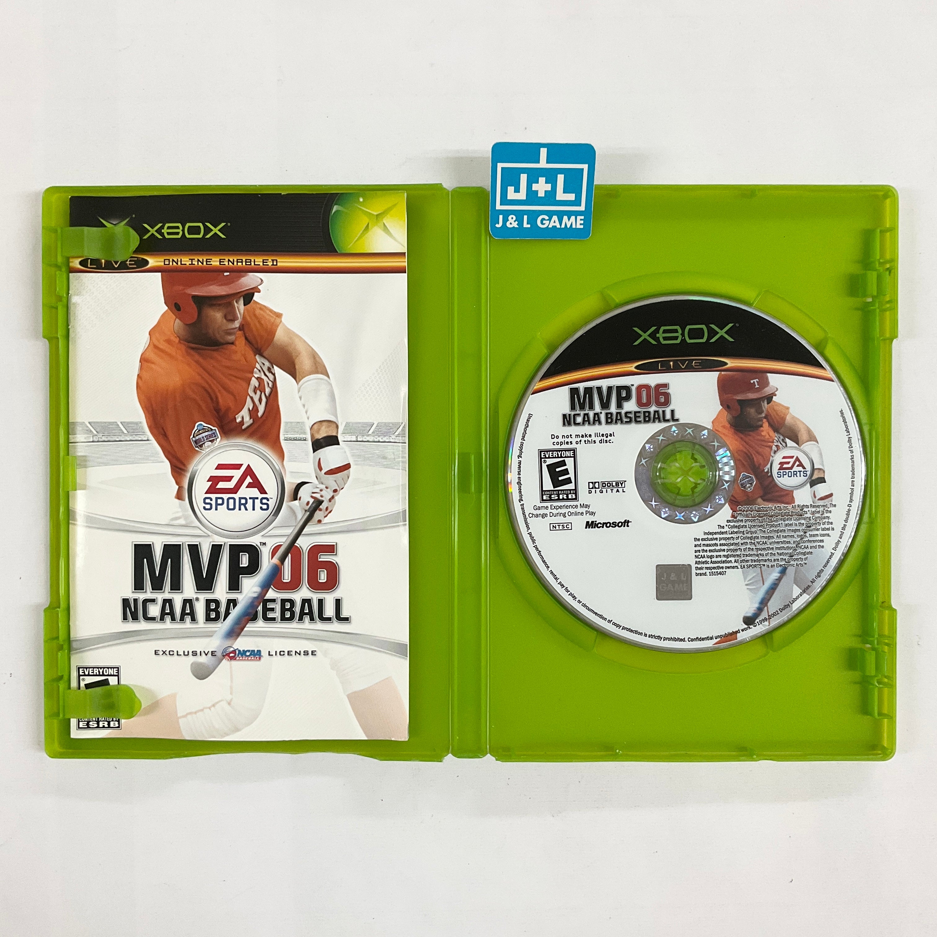 MVP NCAA Baseball 06- (XB) Xbox [Pre-Owned] Video Games EA Sports   