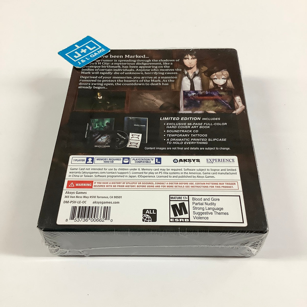 Death Mark (Limited Edition) - (PS4) PlayStation 4 Video Games Aksys Games