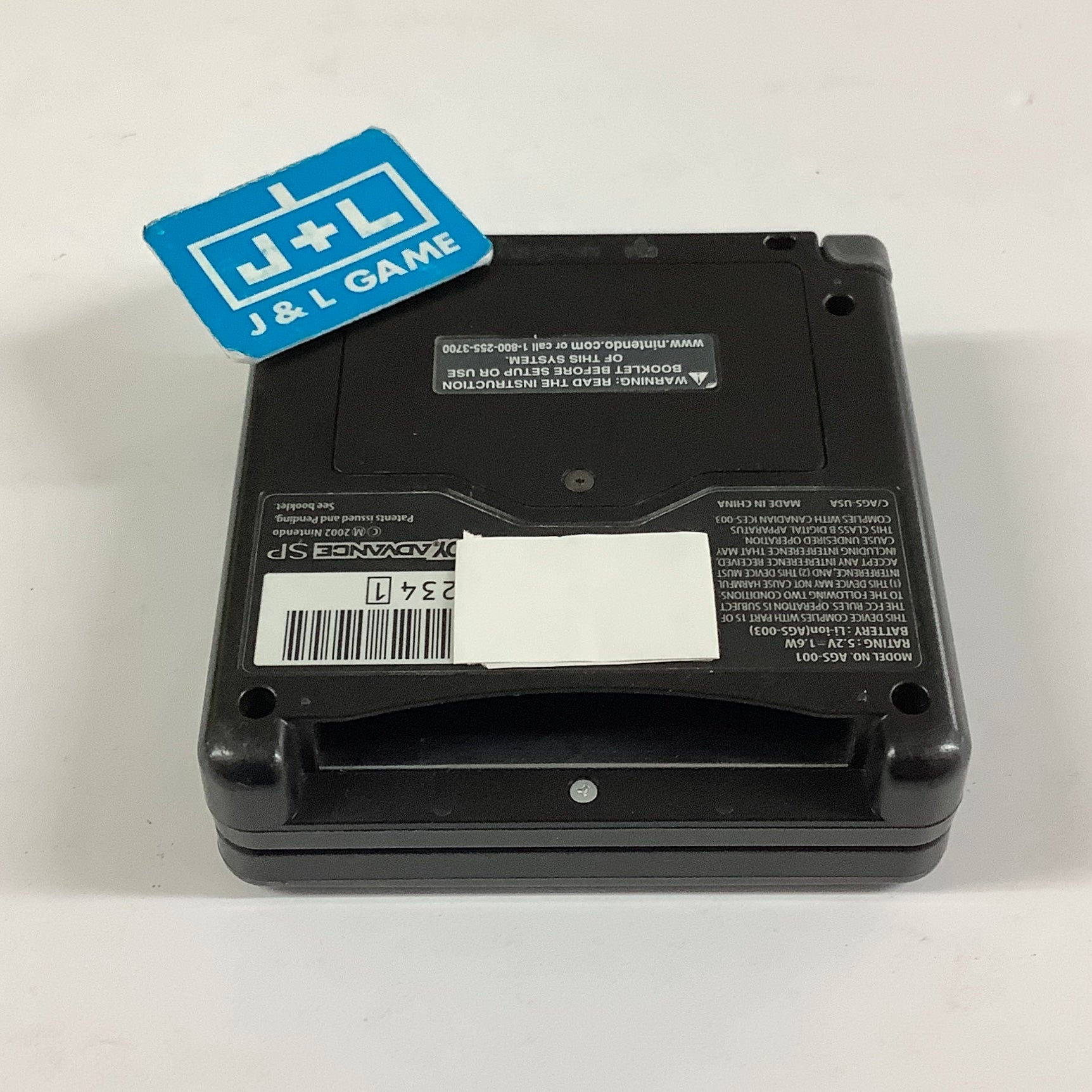 Nintendo Game Boy Advance SP Console AGS-001 (Onyx Black) - (GBA) Game Boy Advance SP [Pre-Owned]