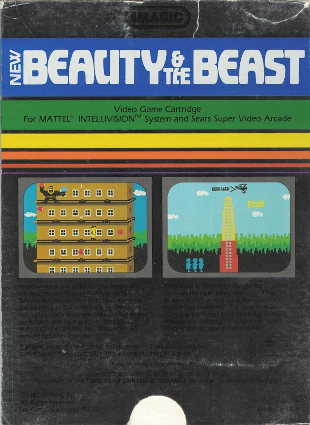 Beauty and the Beast - (INTV) Intellivision [Pre-Owned] Video Games iMagic   