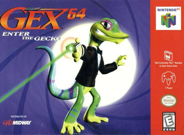 Gex 64: Enter the Gecko - (N64) Nintendo 64 Video Games Midway   