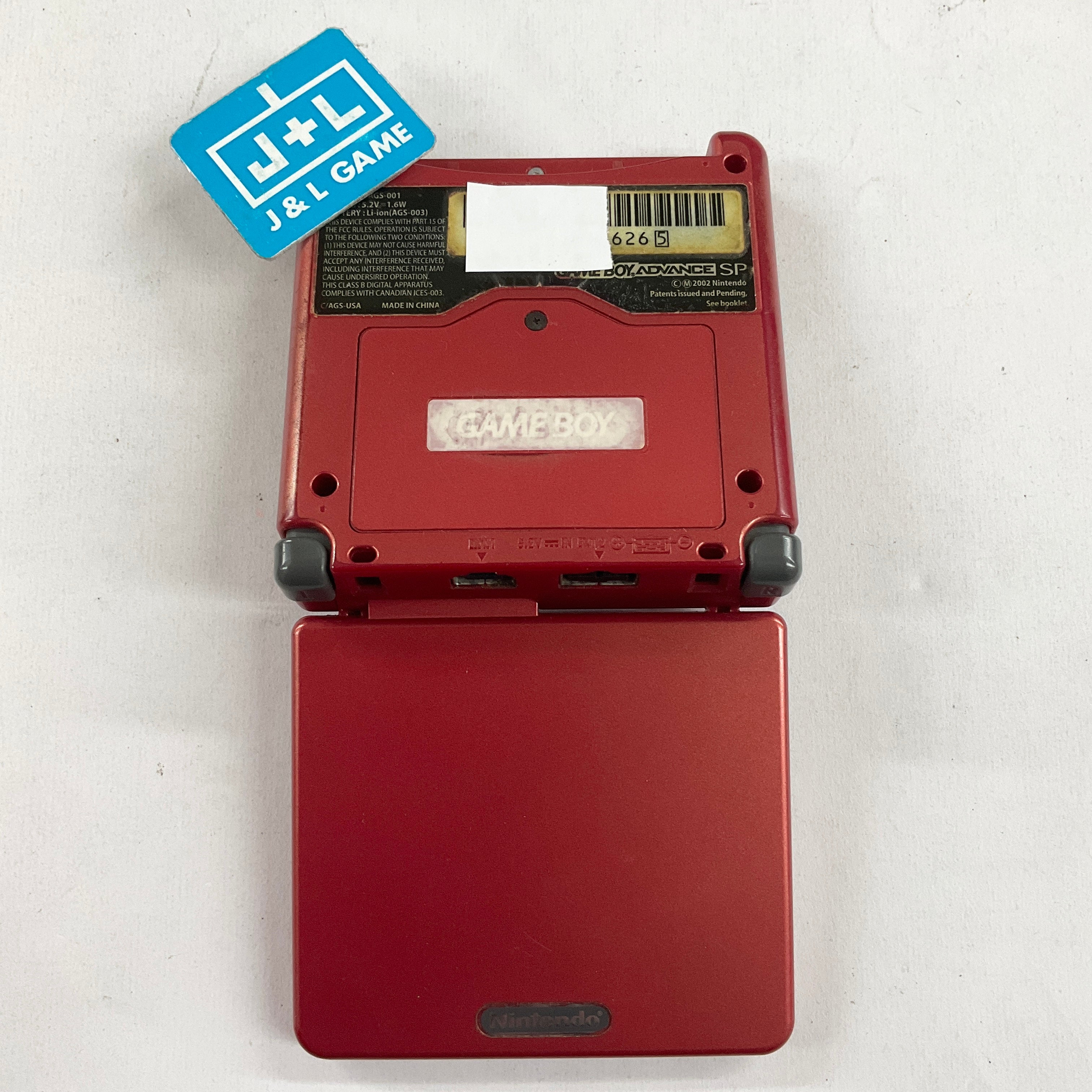 Nintendo Game Boy Advance SP Console AGS-001 (Red) - (GBA) Game Boy Advance SP [Pre-Owned] CONSOLE Nintendo