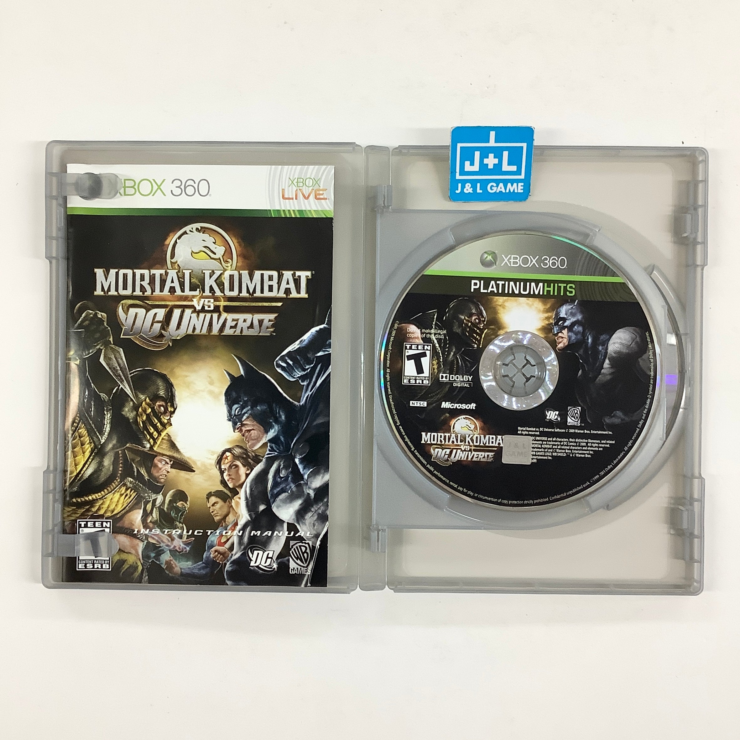 Mortal Kombat vs. DC Universe (DVD Combo Pack) - Xbox 360 [Pre-Owned] Video Games Midway
