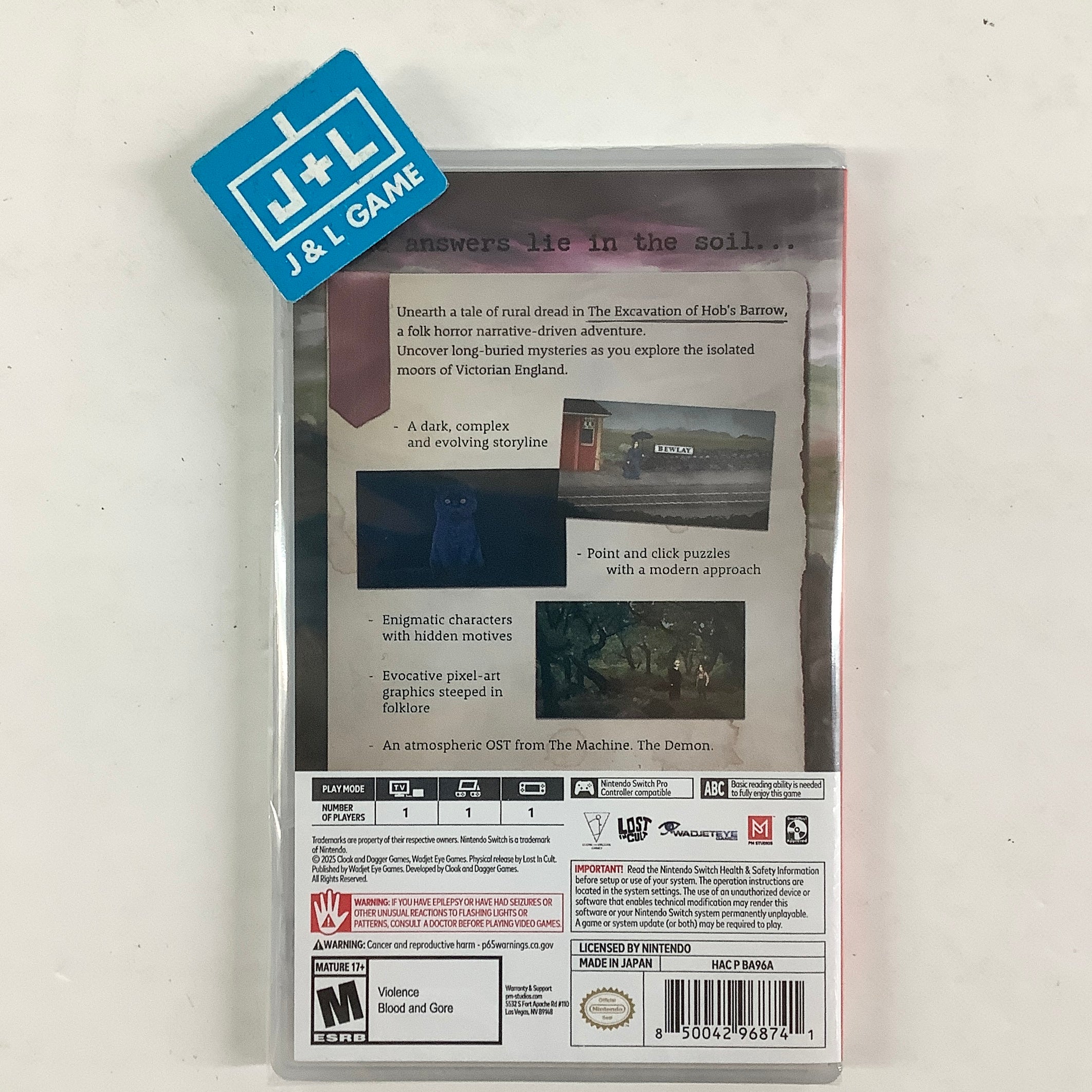 The Excavation of Hob's Barrow - (NSW) Nintendo Switch Video Games PM Studios