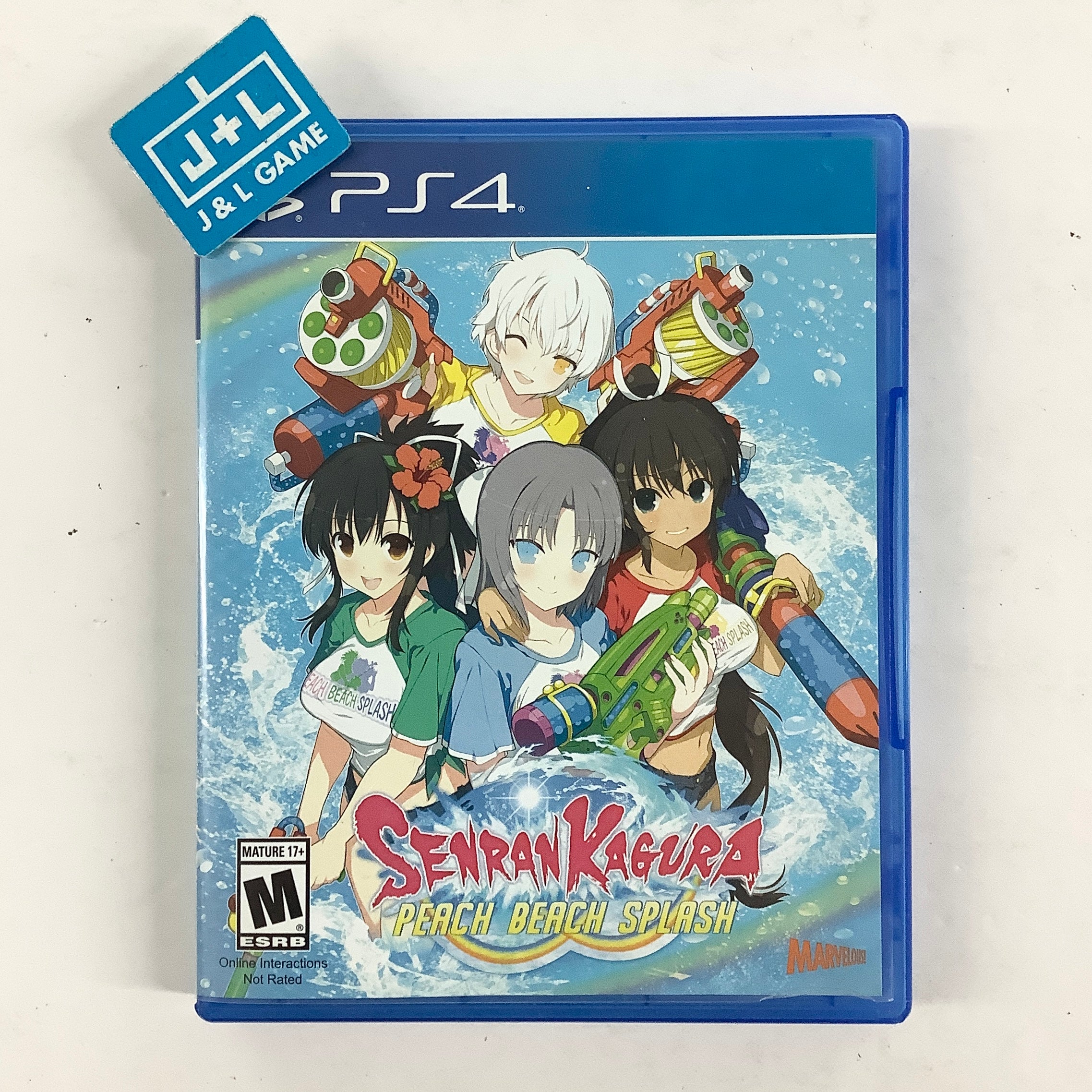 Senran Kagura: Peach Beach Splash (No Shirt, No Shoes, All Service Edition) - (PS4) PlayStation 4 [Pre-Owned] Video Games XSEED Games