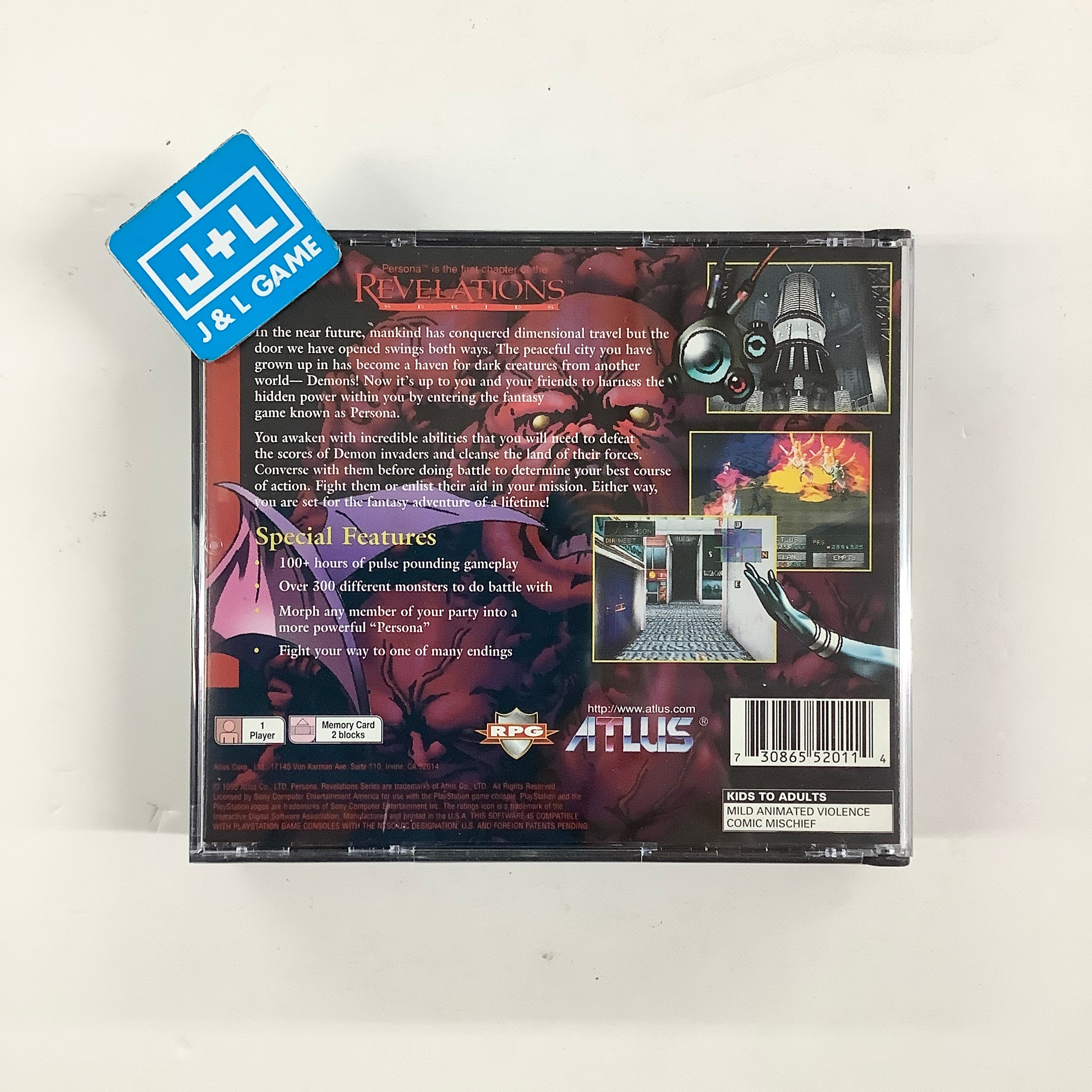 Persona - (PS1) PlayStation 1 [Pre-Owned] Video Games Atlus