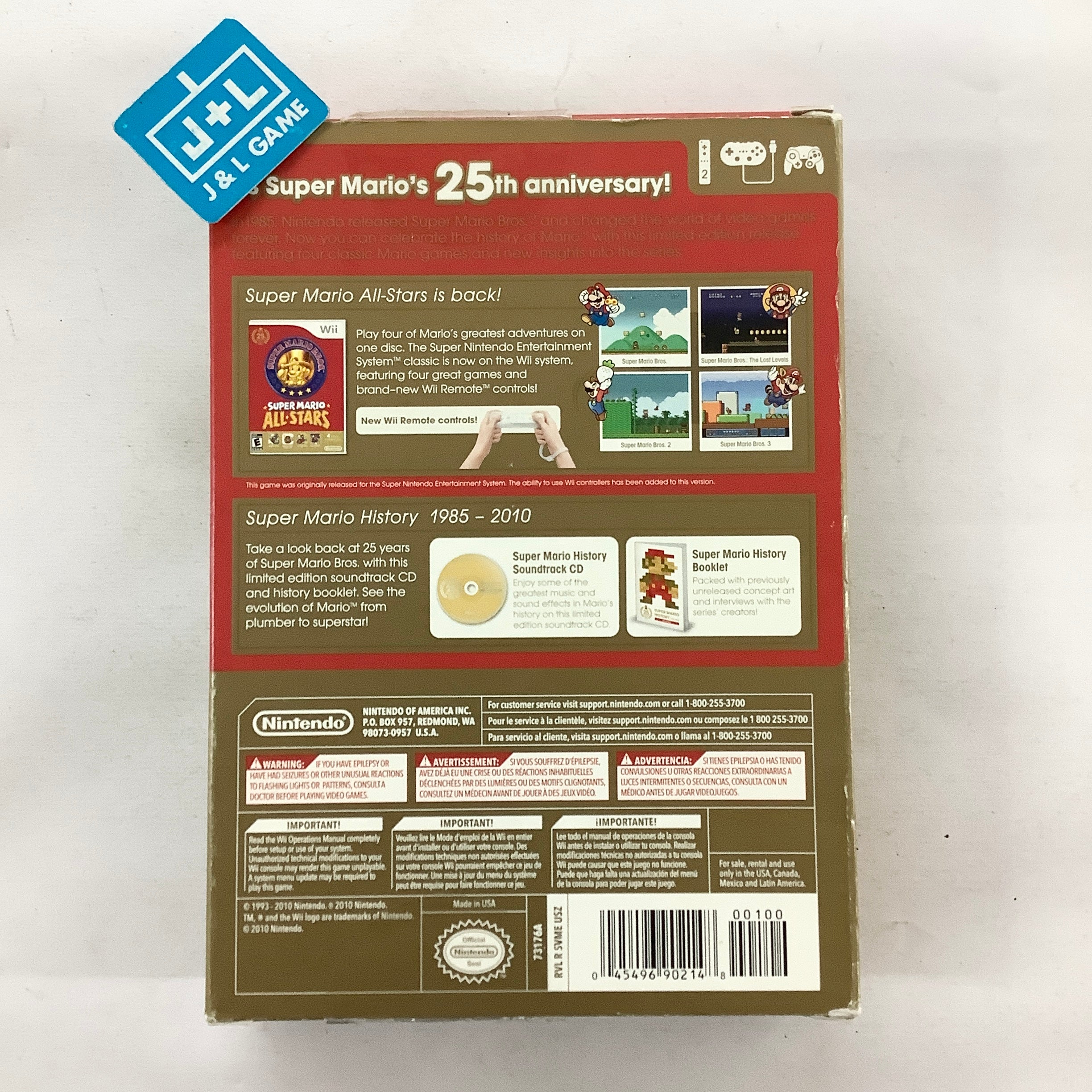 Super Mario All-Stars (Limited Edition) - Nintendo Wii [Pre-Owned] Video Games Nintendo