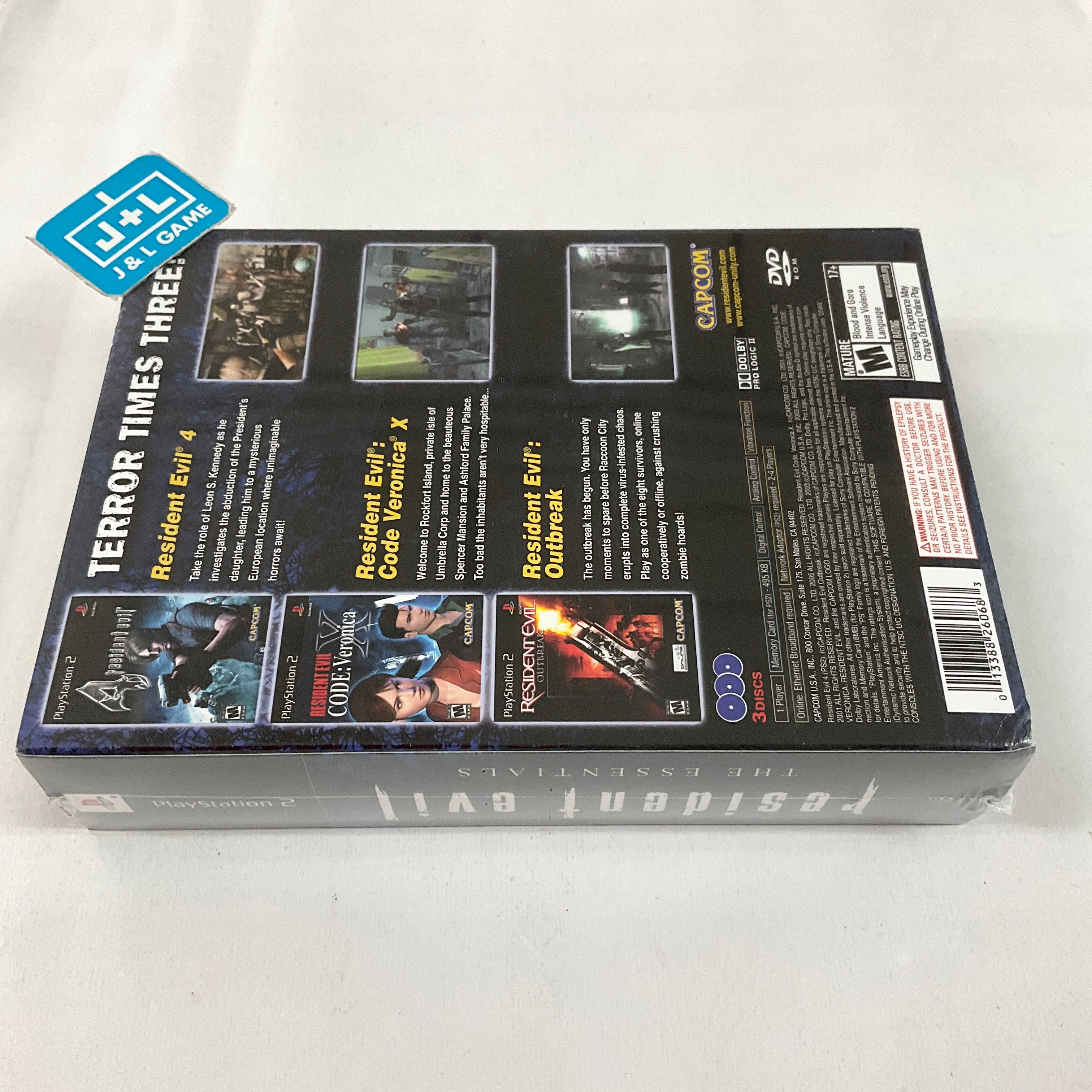 Resident Evil: The Essentials - (PS2) PlayStation 2 Video Games Capcom