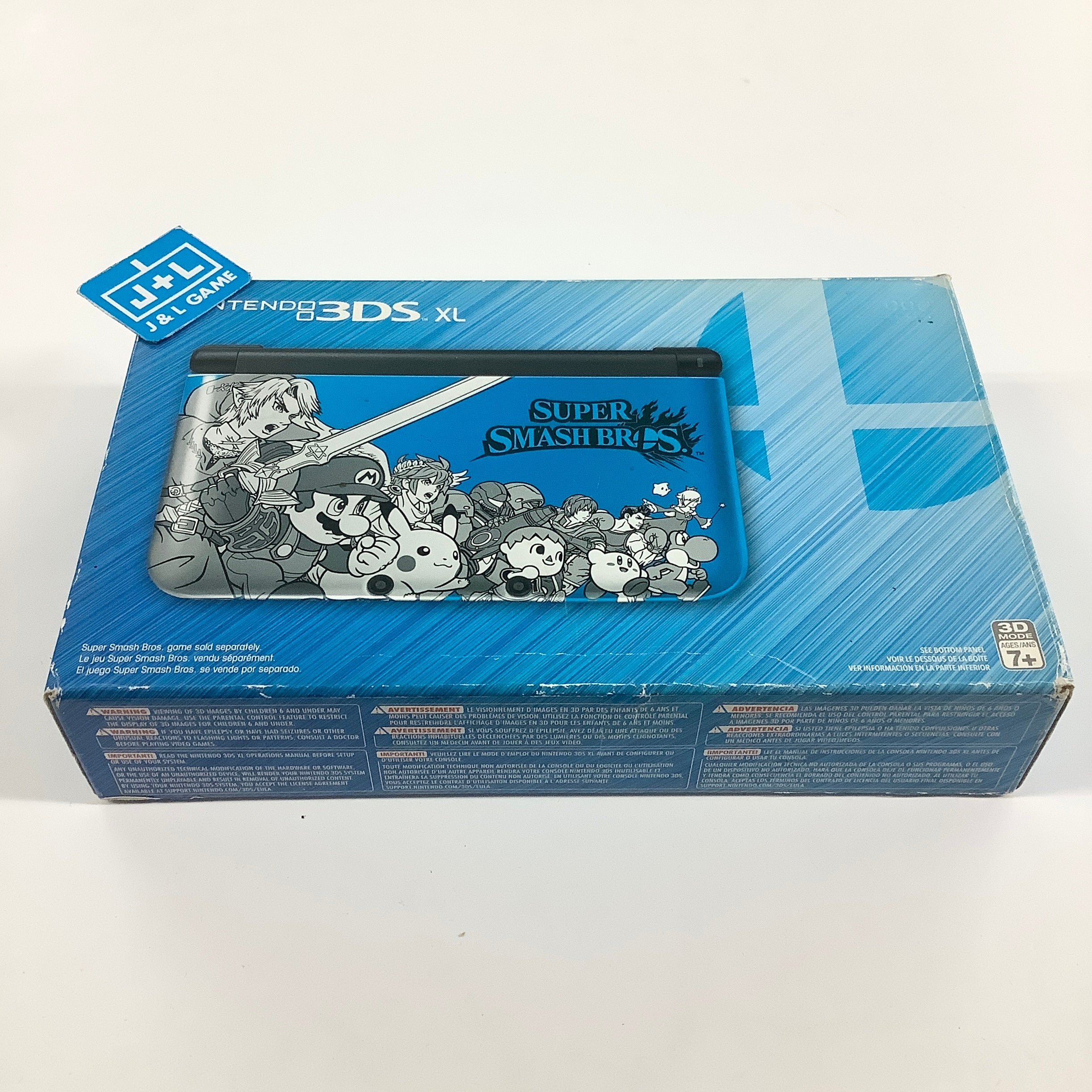 Nintendo 3DS XL Console (Super Smash Bros Blue) - Nintendo 3DS (Pre-Owned) Consoles Nintendo