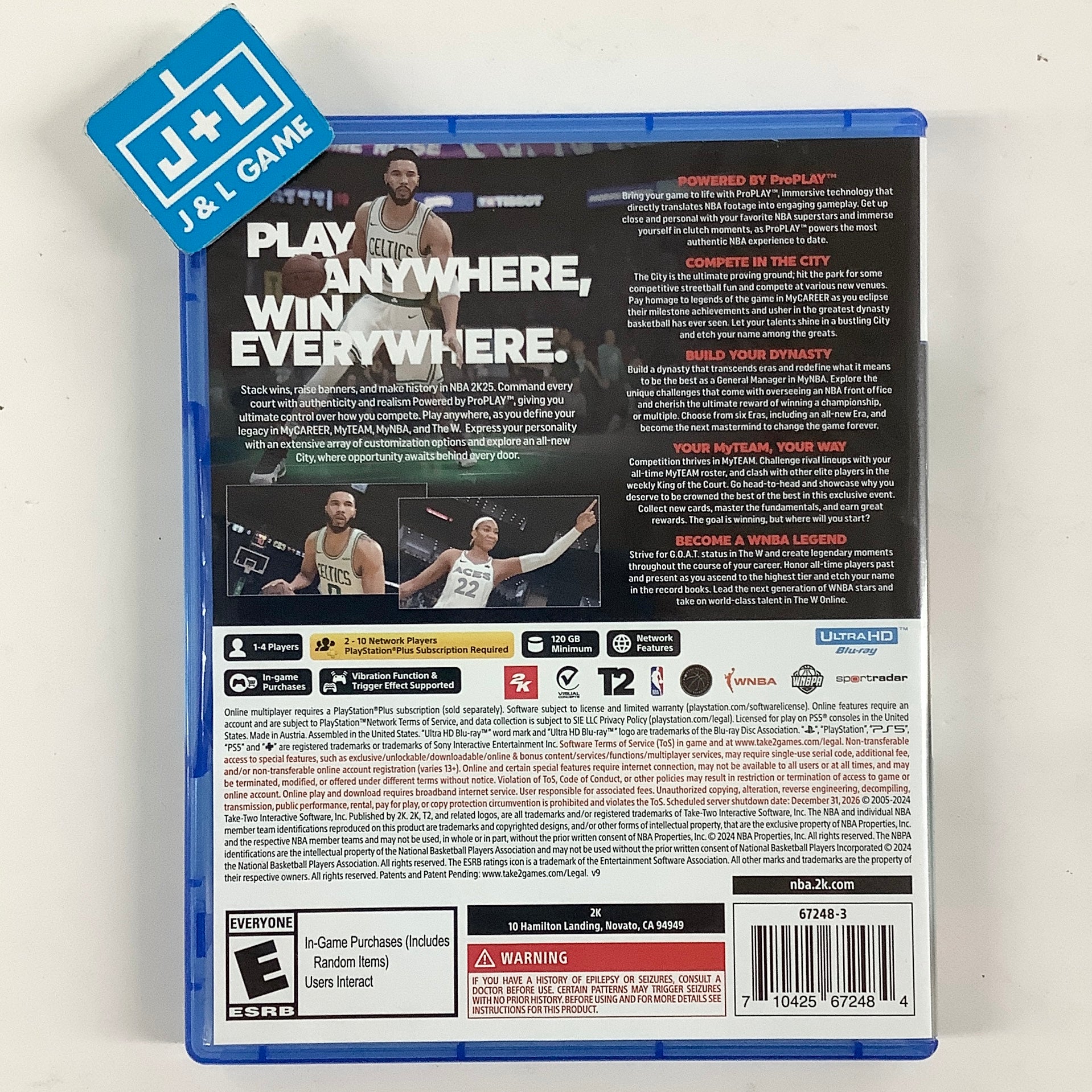 NBA 2K25 - (PS5)  PlayStation 5 [Pre-Owned]