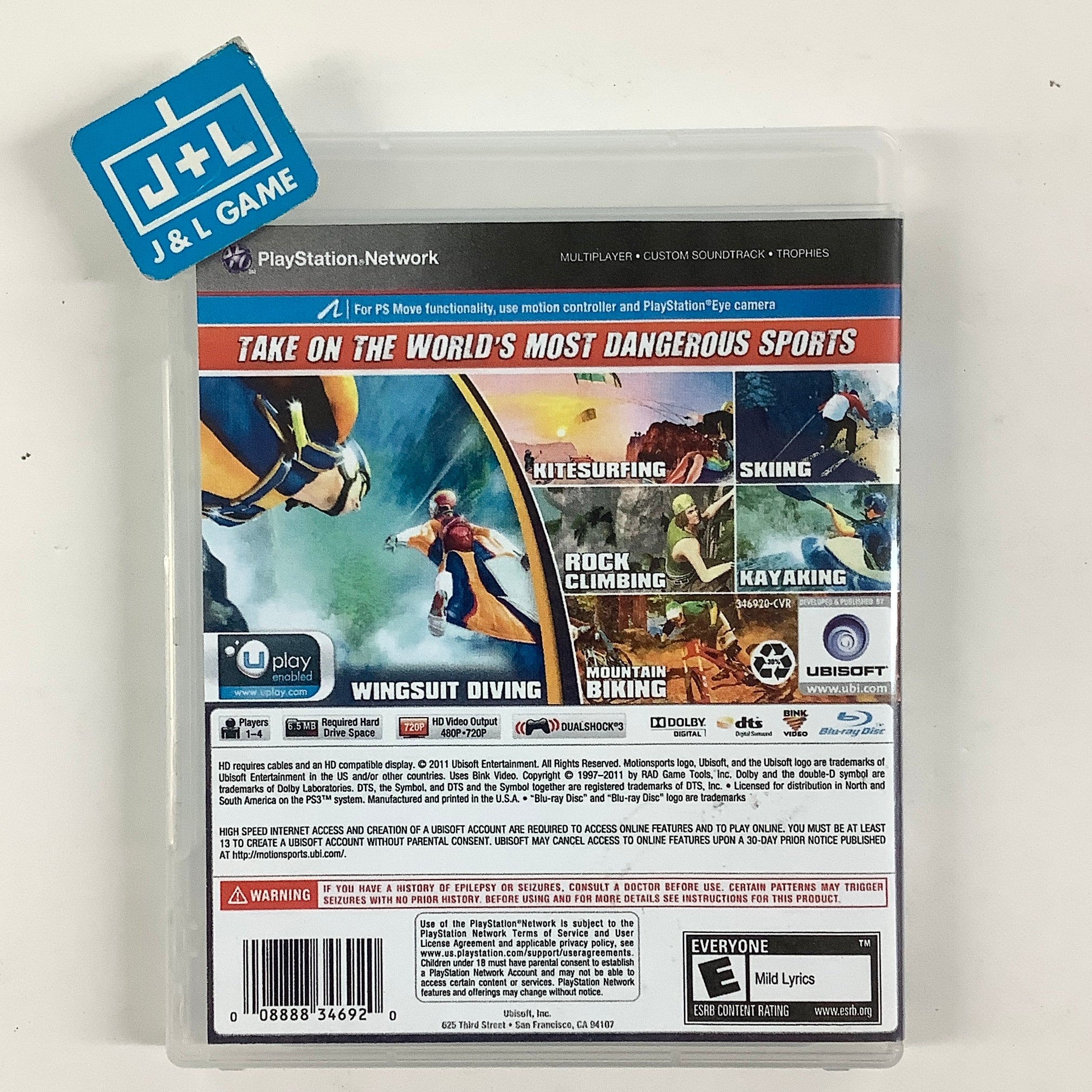 MotionSports Adrenaline - (PS3) PlayStation 3 [Pre-Owned] Video Games Ubisoft