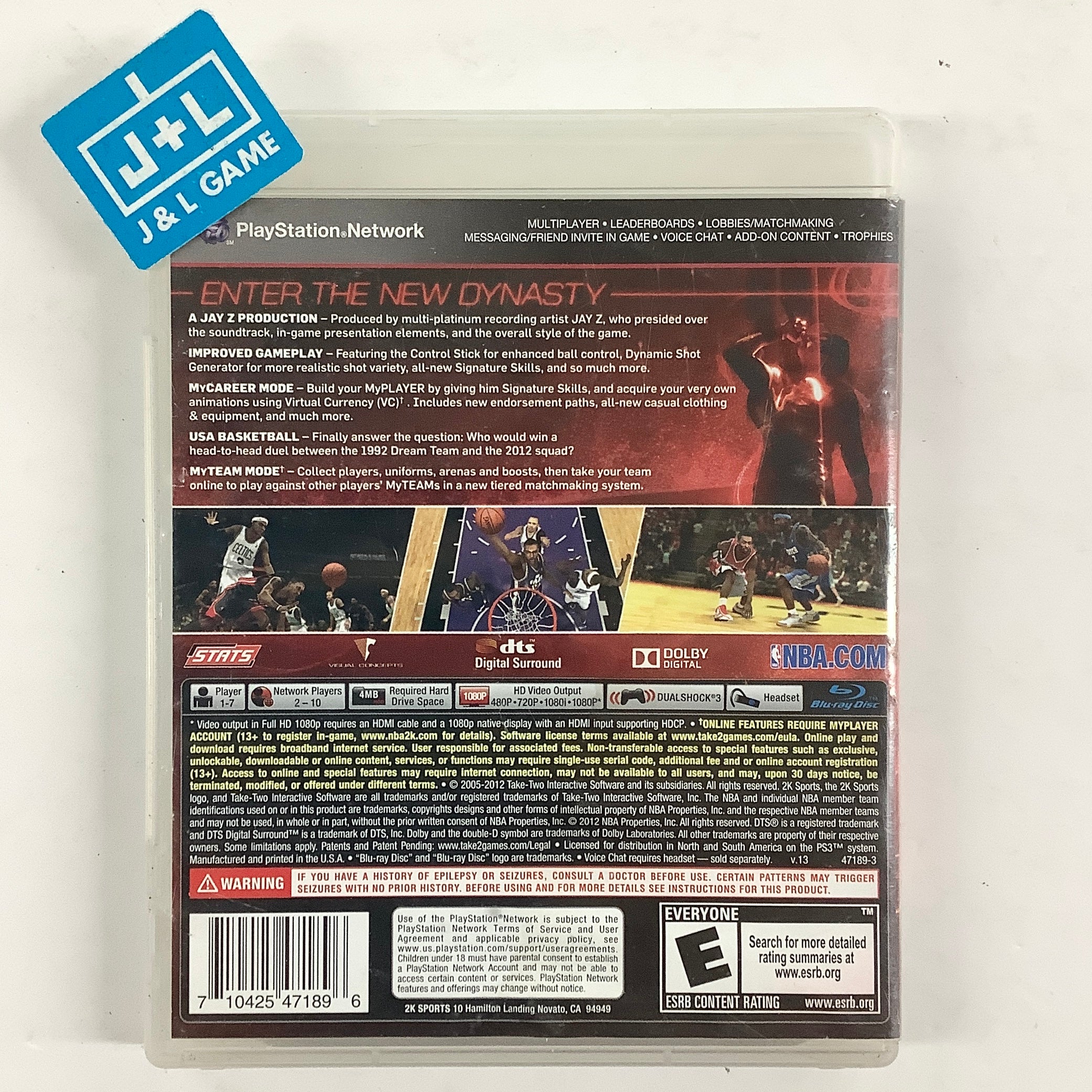 NBA 2K13 - (PS3) PlayStation 3 [Pre-Owned] Video Games 2K Sports